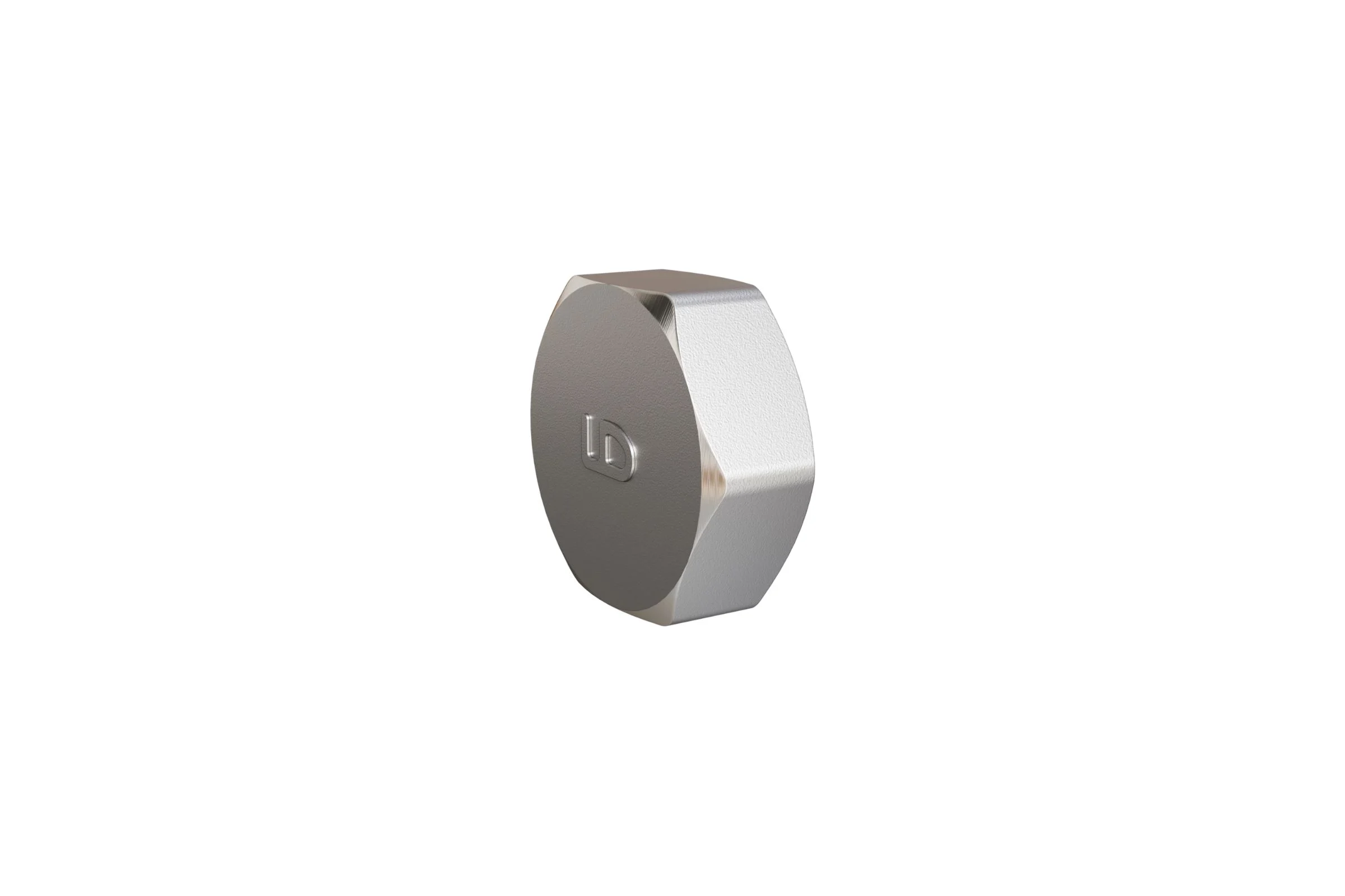 Заглушка LD Pride DN32 (1 1/4") ВР латунь, никель LD.67.504.32.1