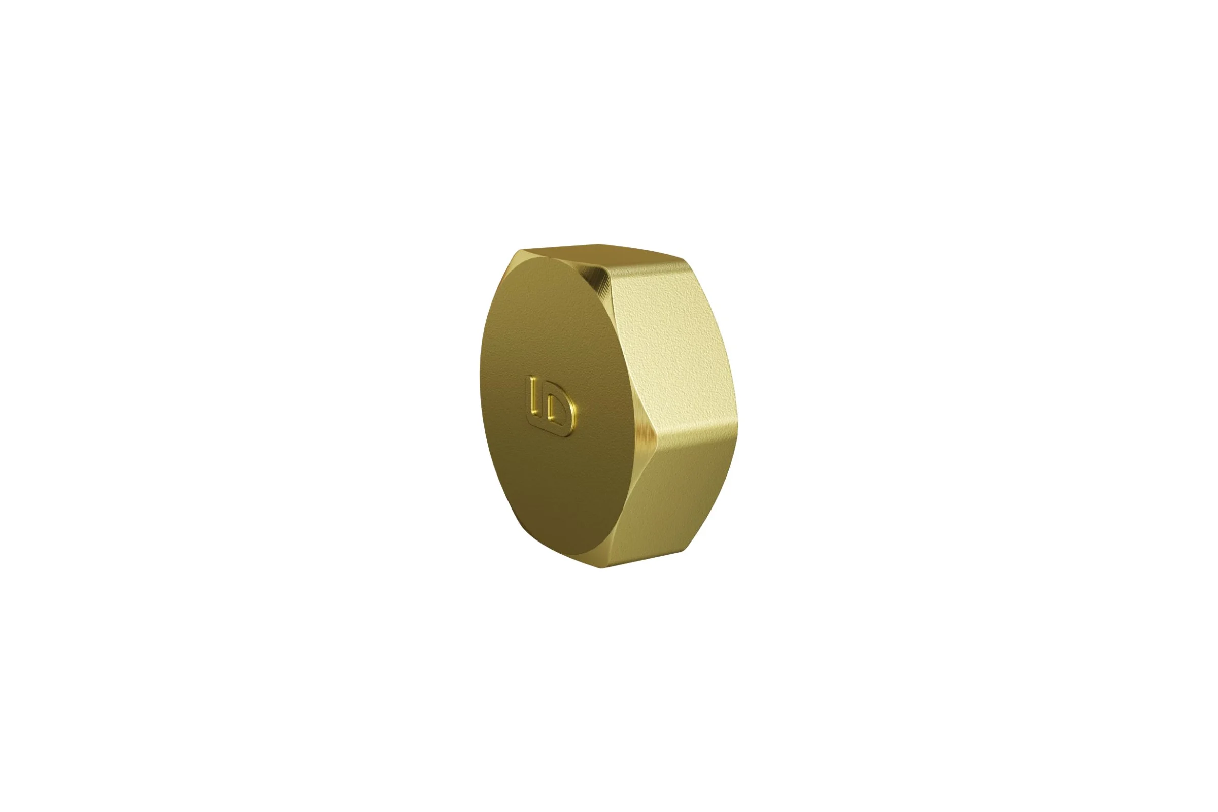 Заглушка LD Pride DN50 (2") ВР латунь, LD.65.504.50.1