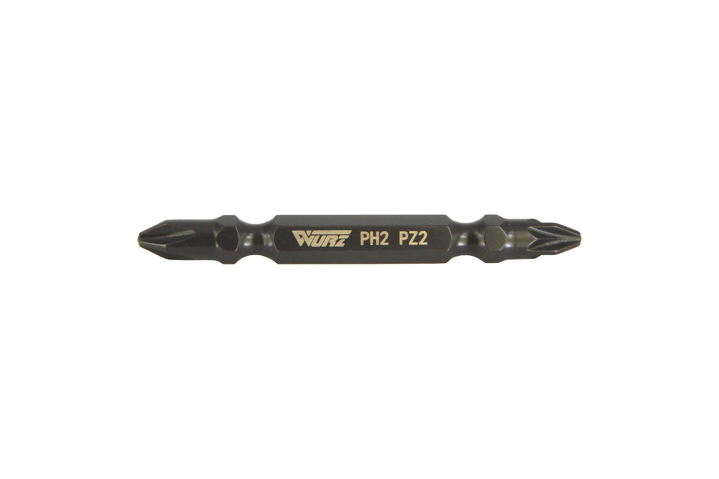 Бита двухсторонняя магнитная (10 шт; PH2/PZ2; 65 мм) WURZ 2620