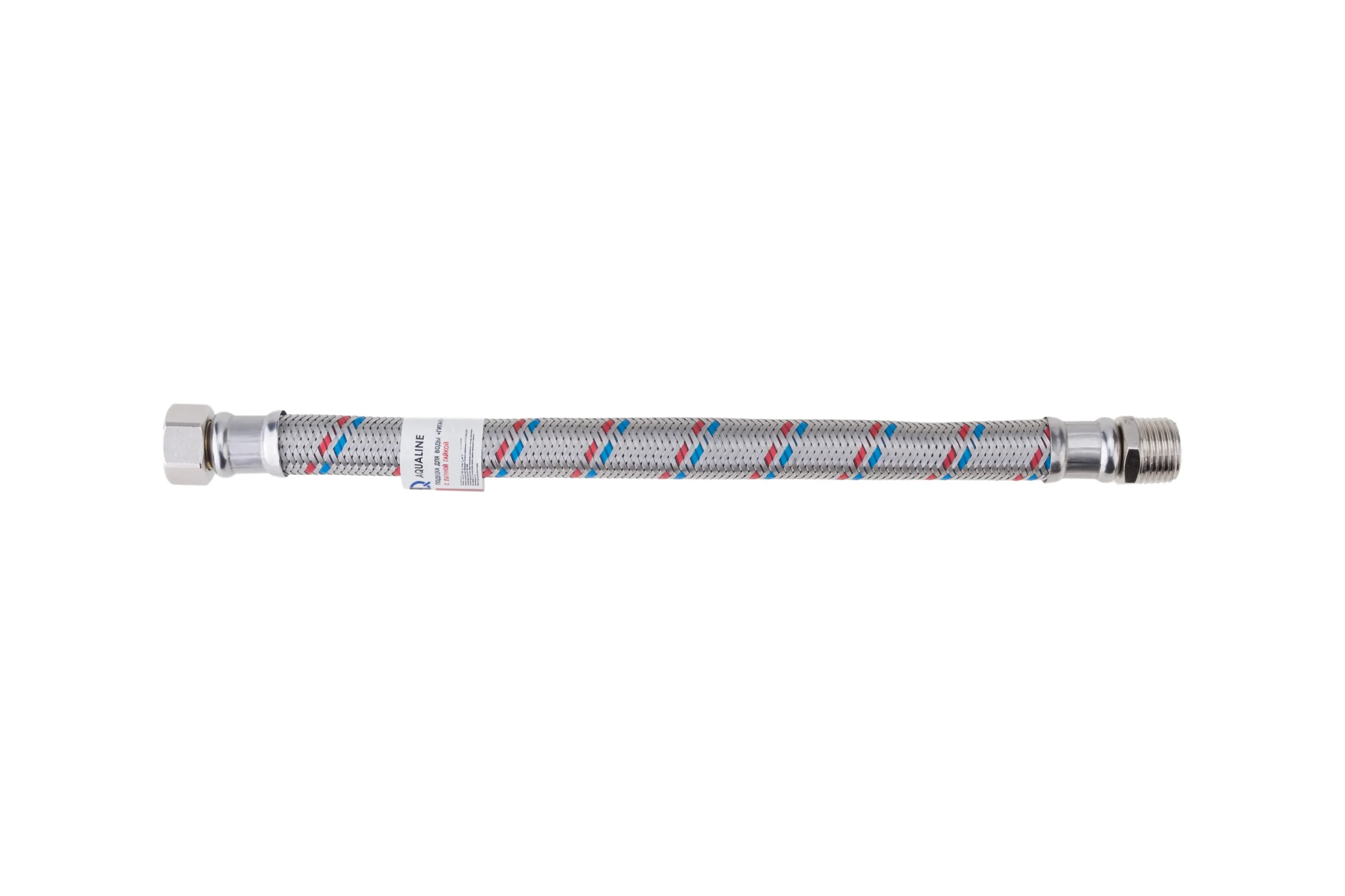 Гибкая подводка для воды AQUALINE Гигант 1/2 - вн-нар 1/2 - 150 см 04945