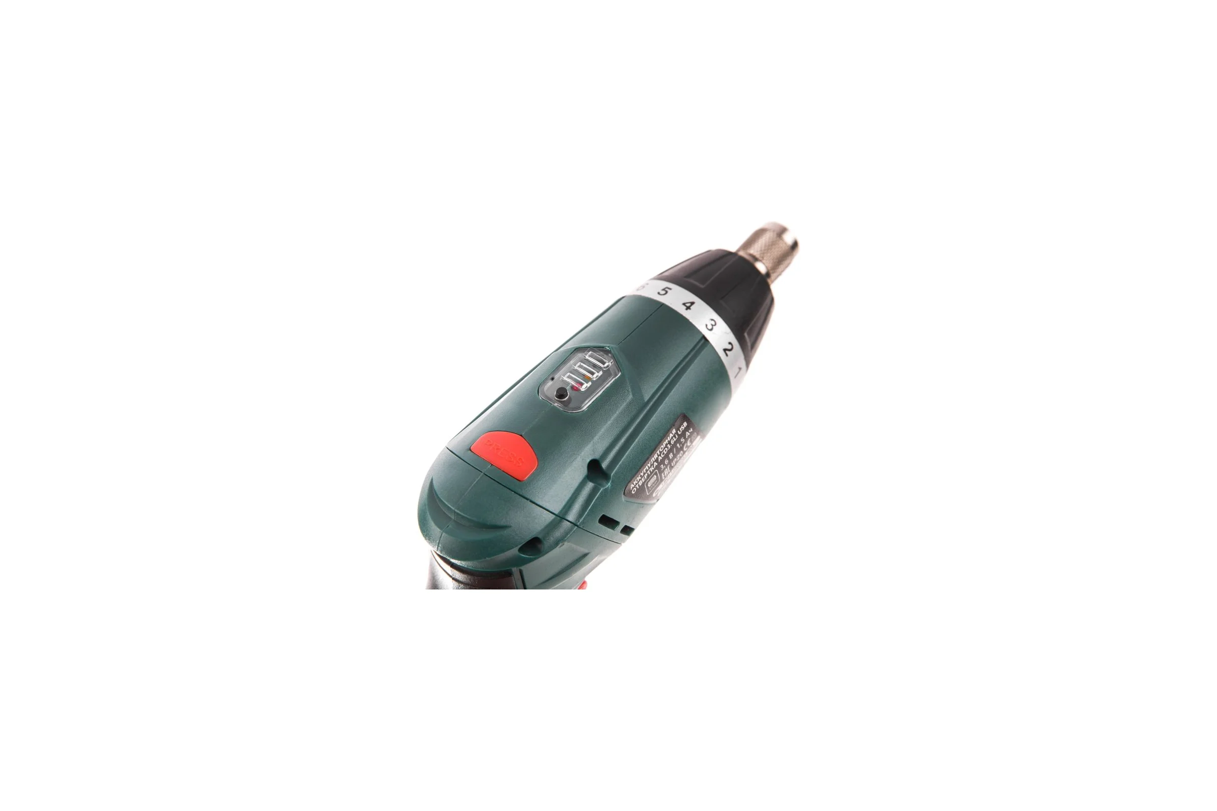 Аккумуляторная отвертка HAMMER Flex ACD3.6Li USB с набором бит 545454