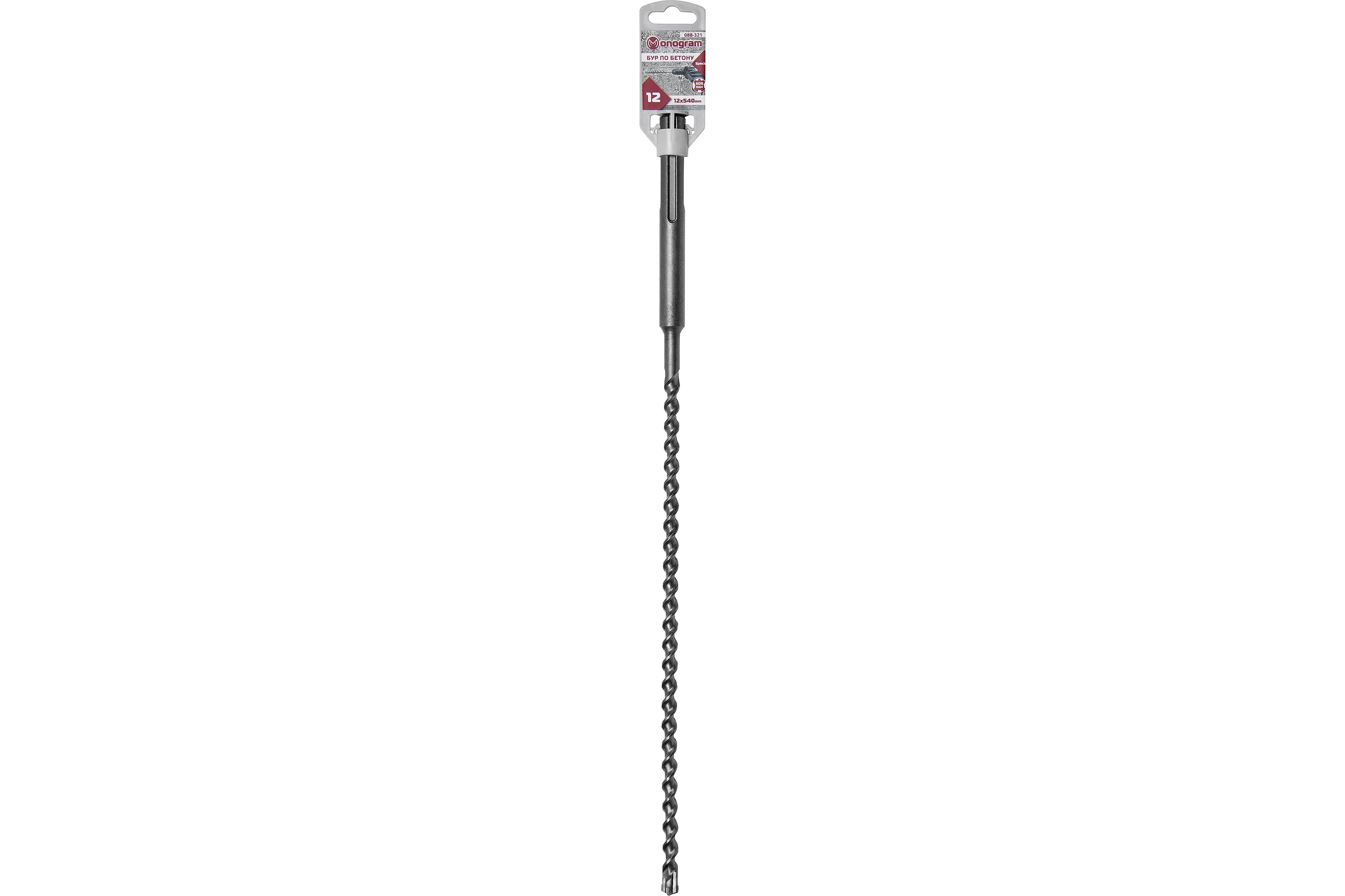 Бур по бетону Special (12x400х540 мм; SDS-max) Monogram 088-321