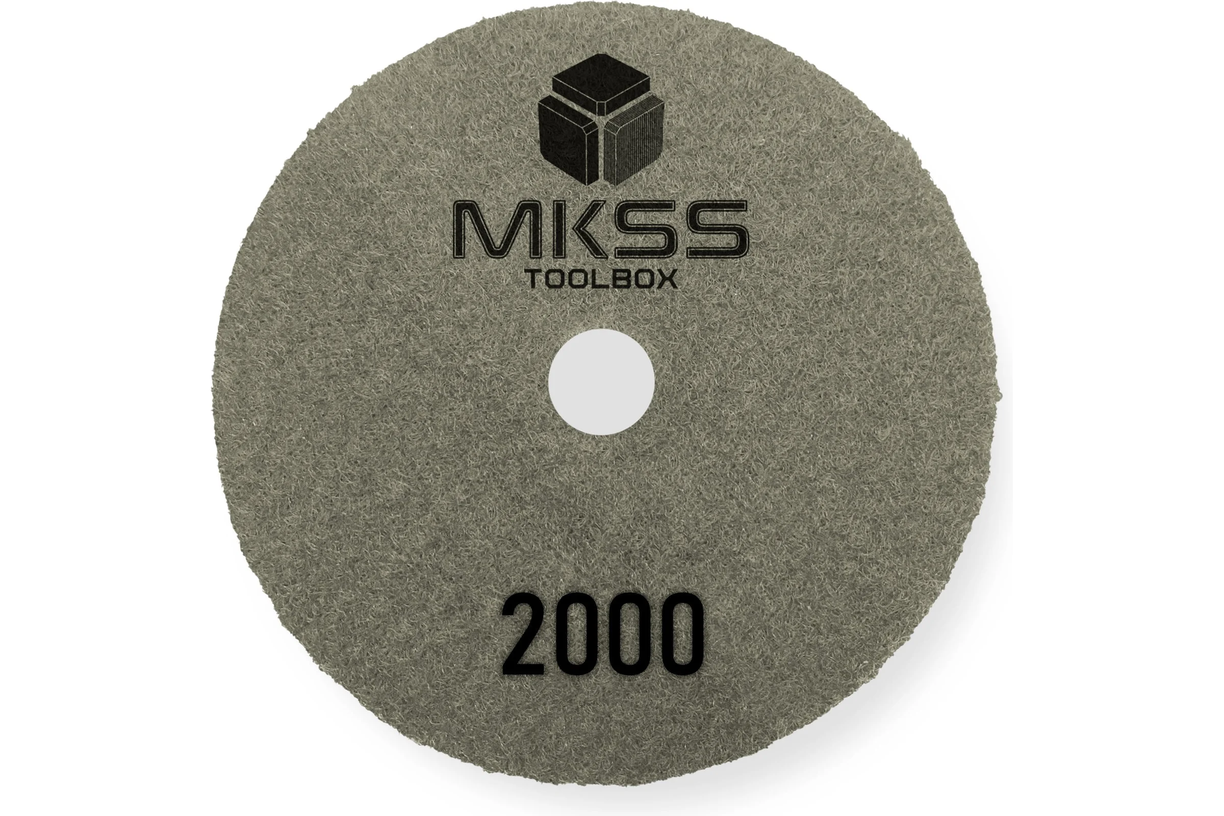 Алмазный гибкий шлифовальный круг MKSS Toolbox MK2606 АГШК Ø100 Р2000 для сухой полировки MKSS MK26062000