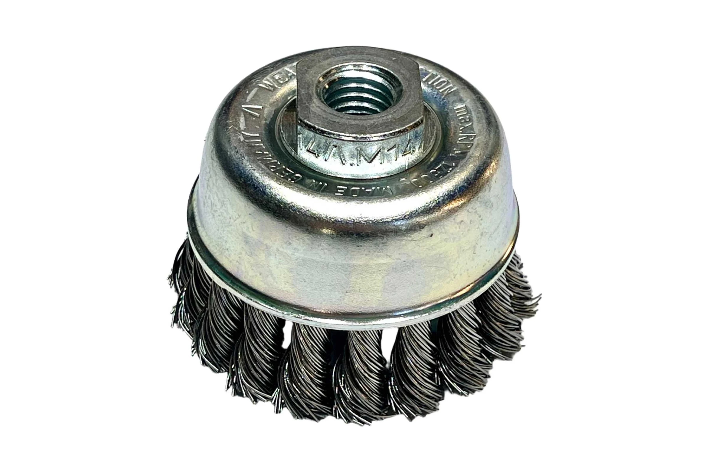 Щетка чашка жгутовая Lessmann Д65 М14 0,5мм, сталь 482217OV