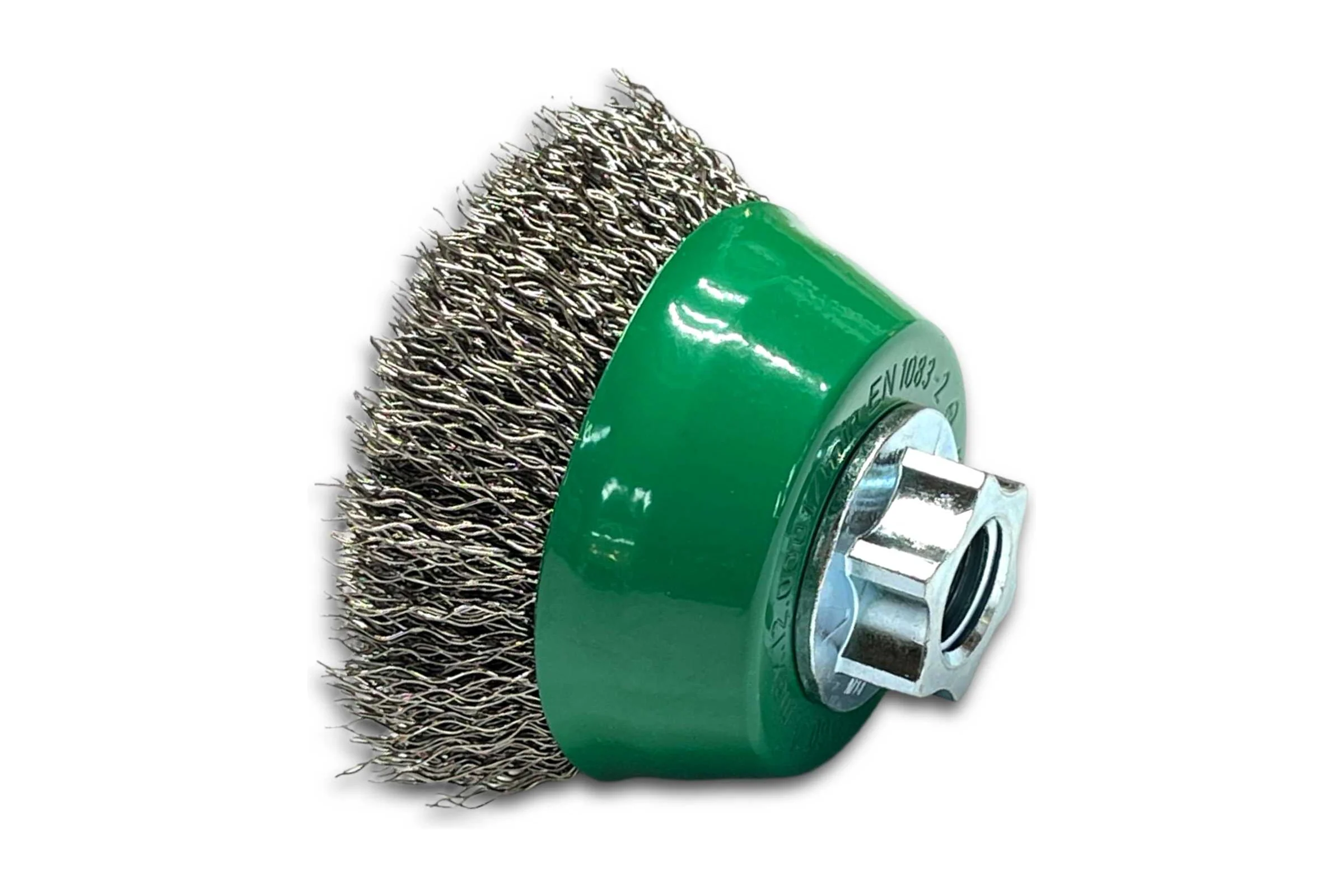 Щетка чашка гофрированная Lessmann Д65 М14 0,3мм, нерж 421367