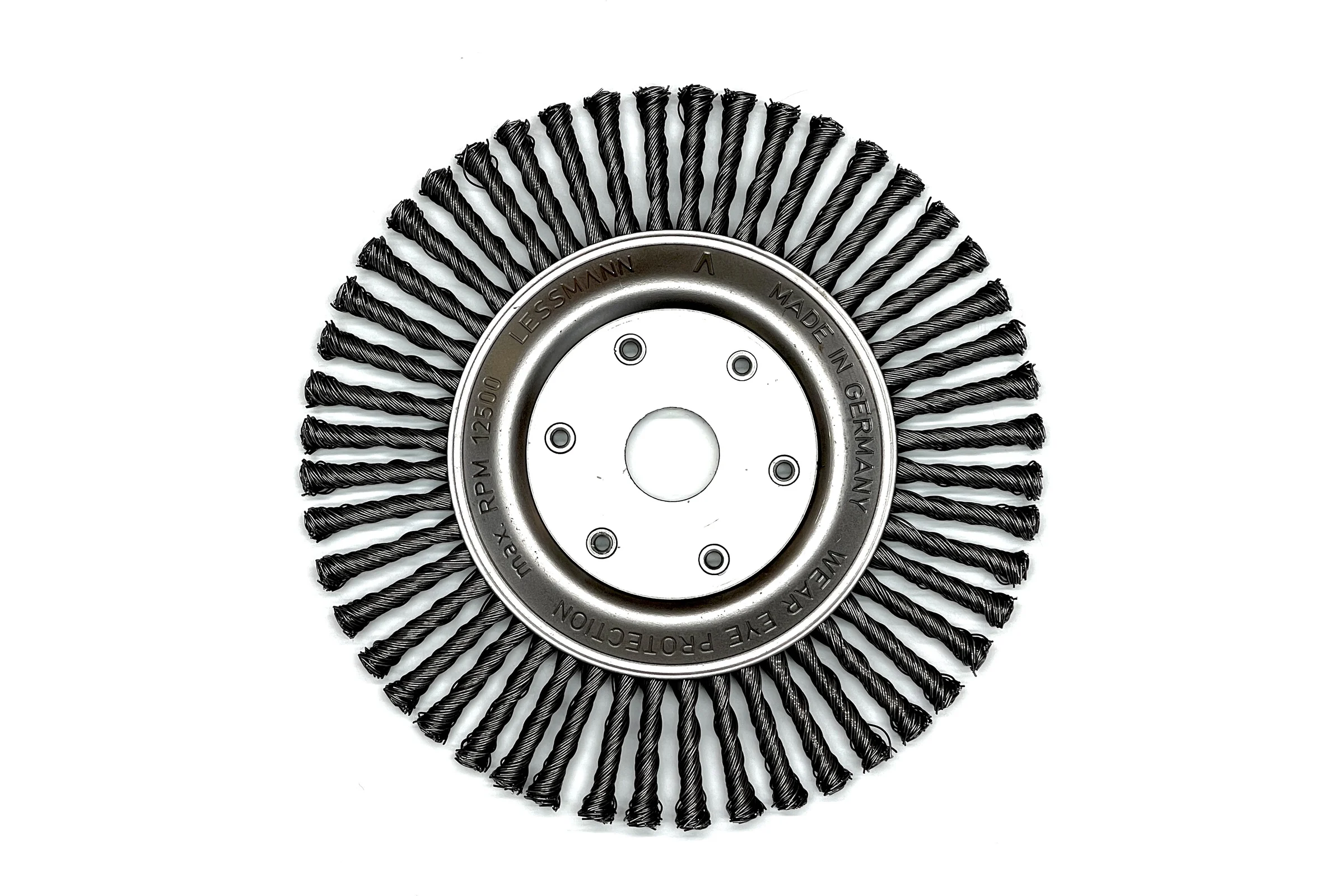 Щетка дисковая жгутовая Lessmann Д178х6х22,2х0,5мм, сталь, 48 жгутов 475201KB