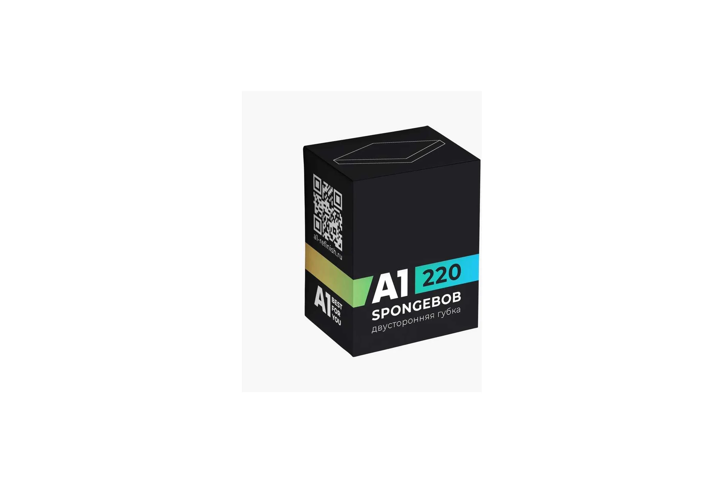 Губка двухсторонняя A1 Superfine green 5 шт 220S500600-5