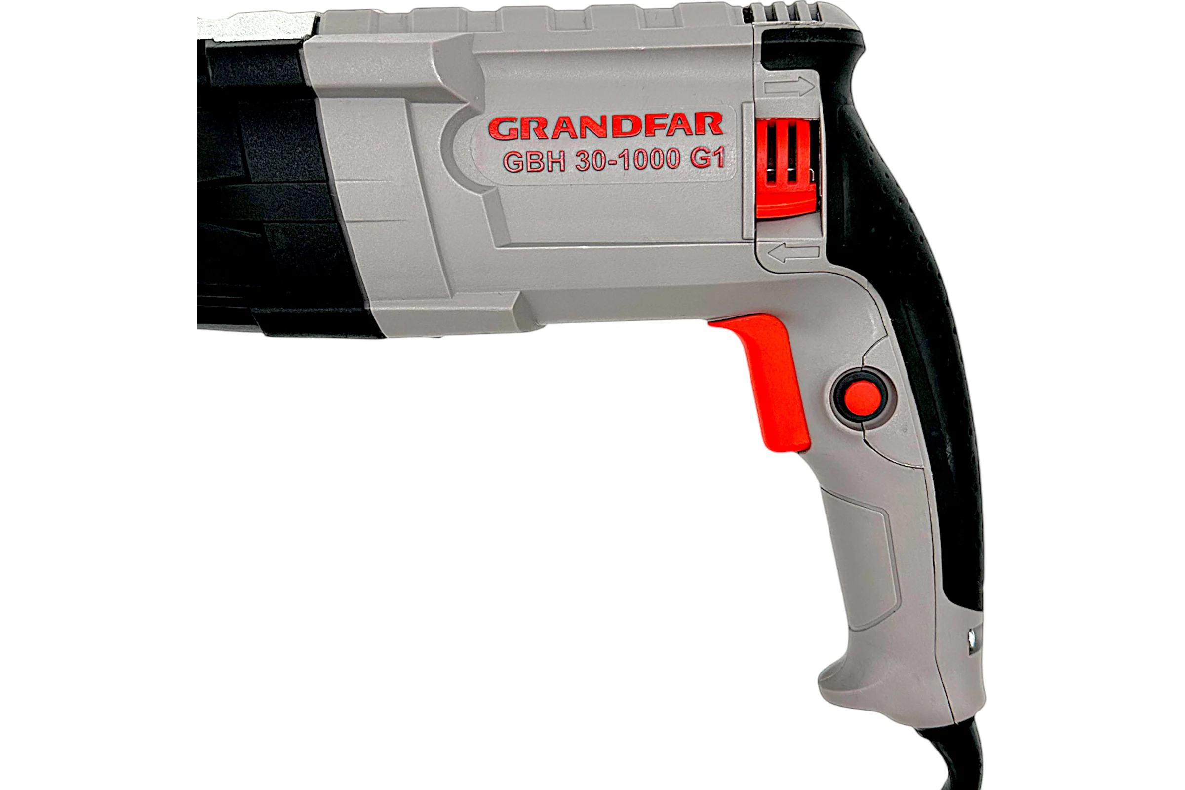 Перфоратор GRANDFAR (щетки 1 пара, зубило плоское 1 шт, пика 1 шт, бур 6/100,8/100,10/100 по 1 шт ) GBH30-1000G1