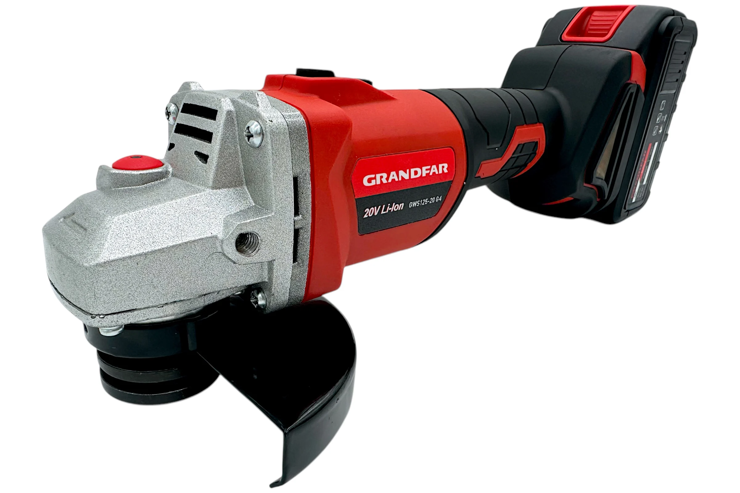 Аккумуляторная угловая шлифмашина GRANDFAR бесщеточная GWS125-20G4