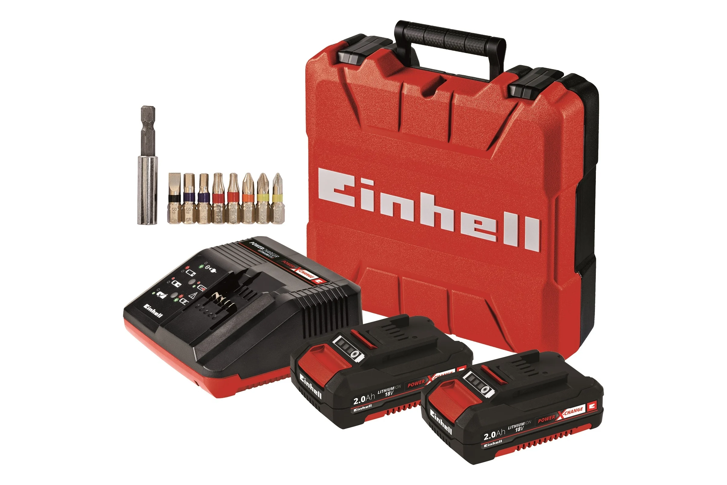 Аккумуляторная дрель-шуруповерт Einhell PXC TE-CD 18/40 Li (2x2.0Ah) 4513910