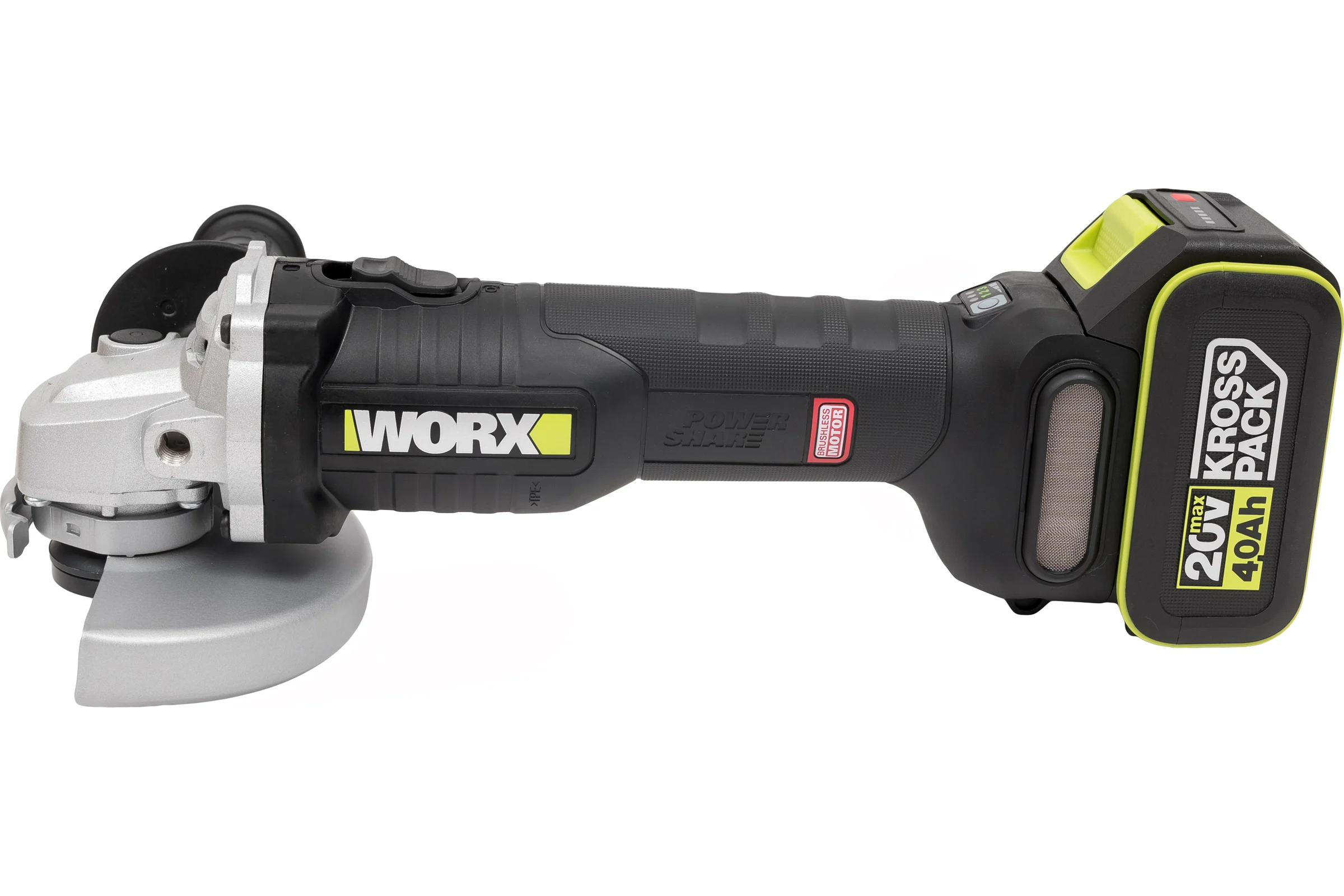Аккумуляторная угловая шлифмашина WORX Professional WU809.3