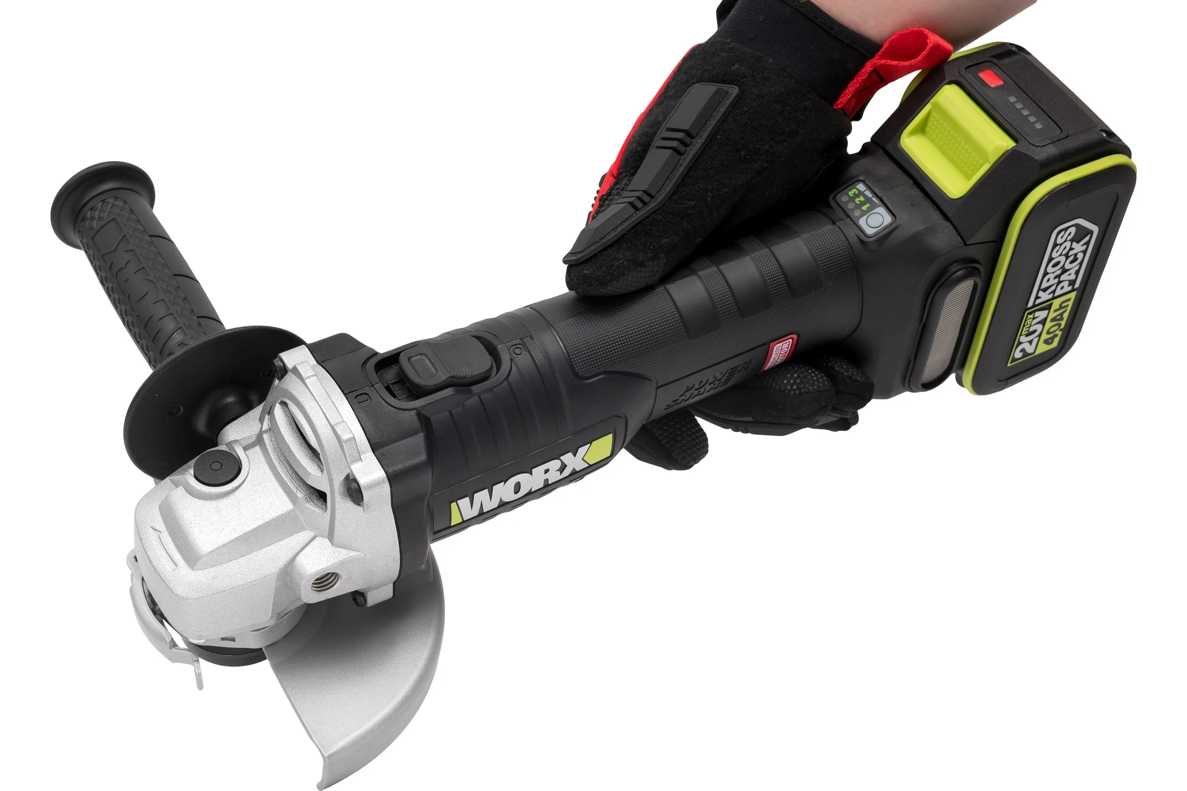 Аккумуляторная угловая шлифмашина WORX Professional WU809.3