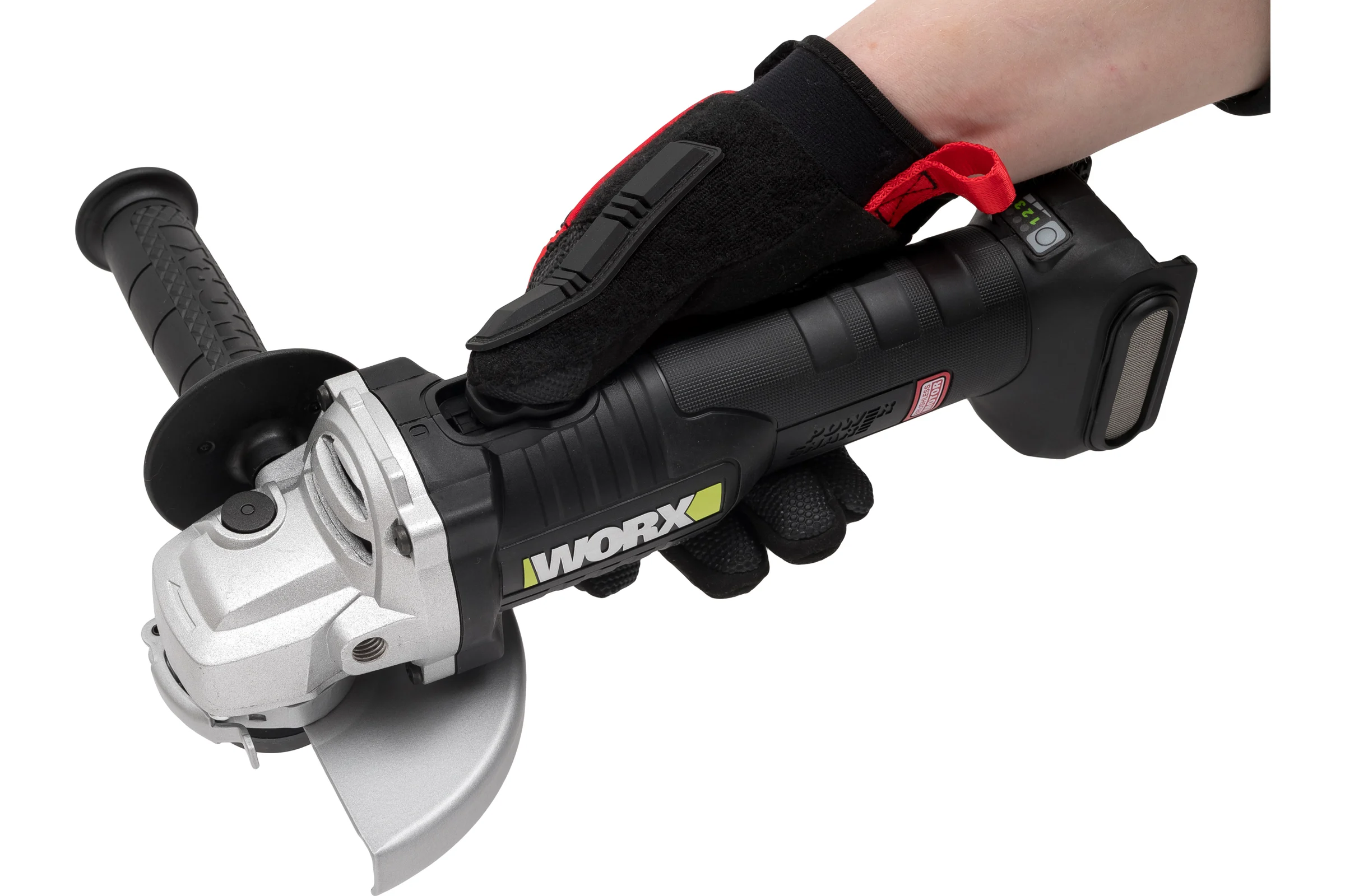 Аккумуляторная угловая шлифмашина WORX Professional WU809.9