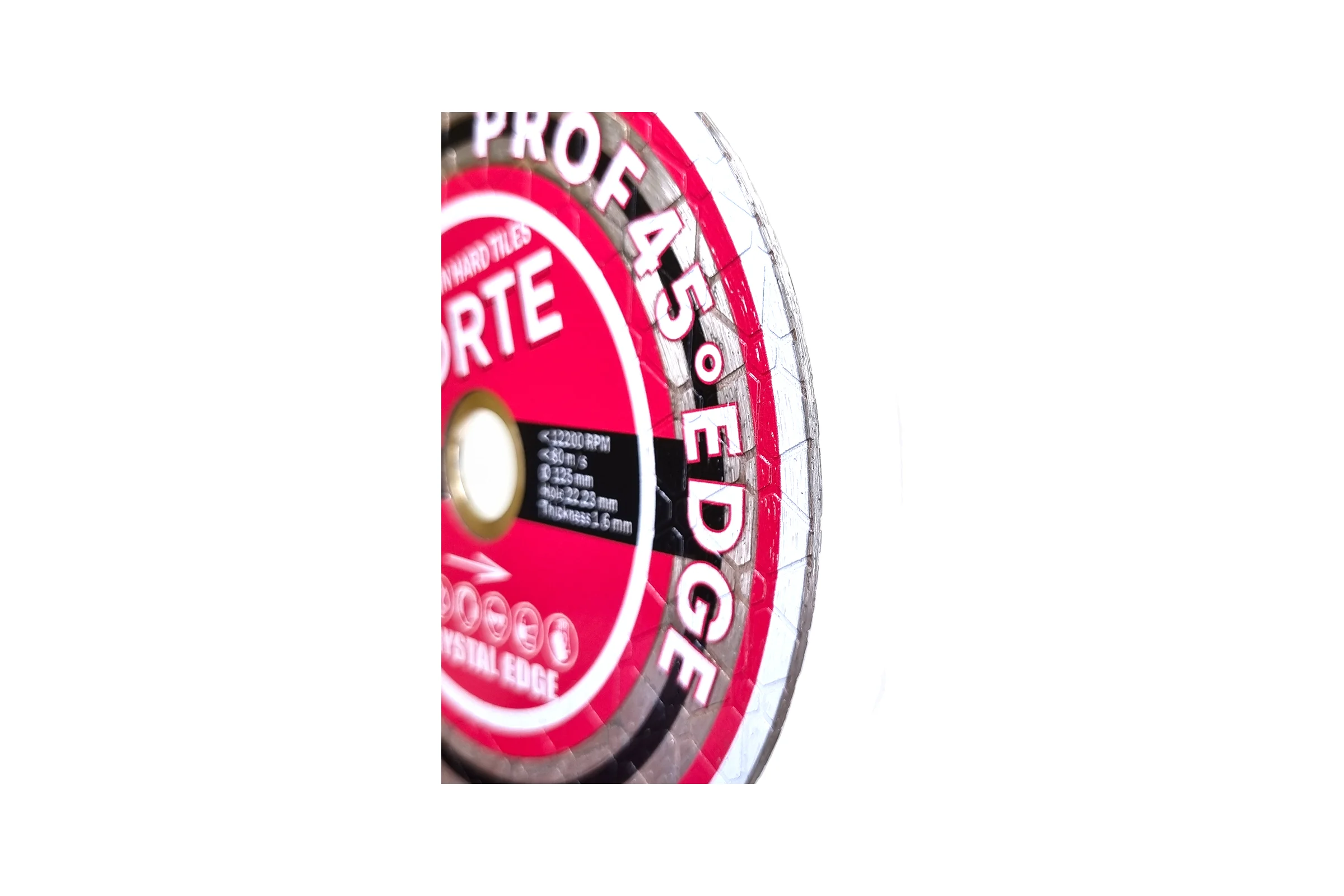 Диск алмазный CORTE для УШМ 22,2 мм 125х1,6х25 мм. CRYSTAL EDGE CED125