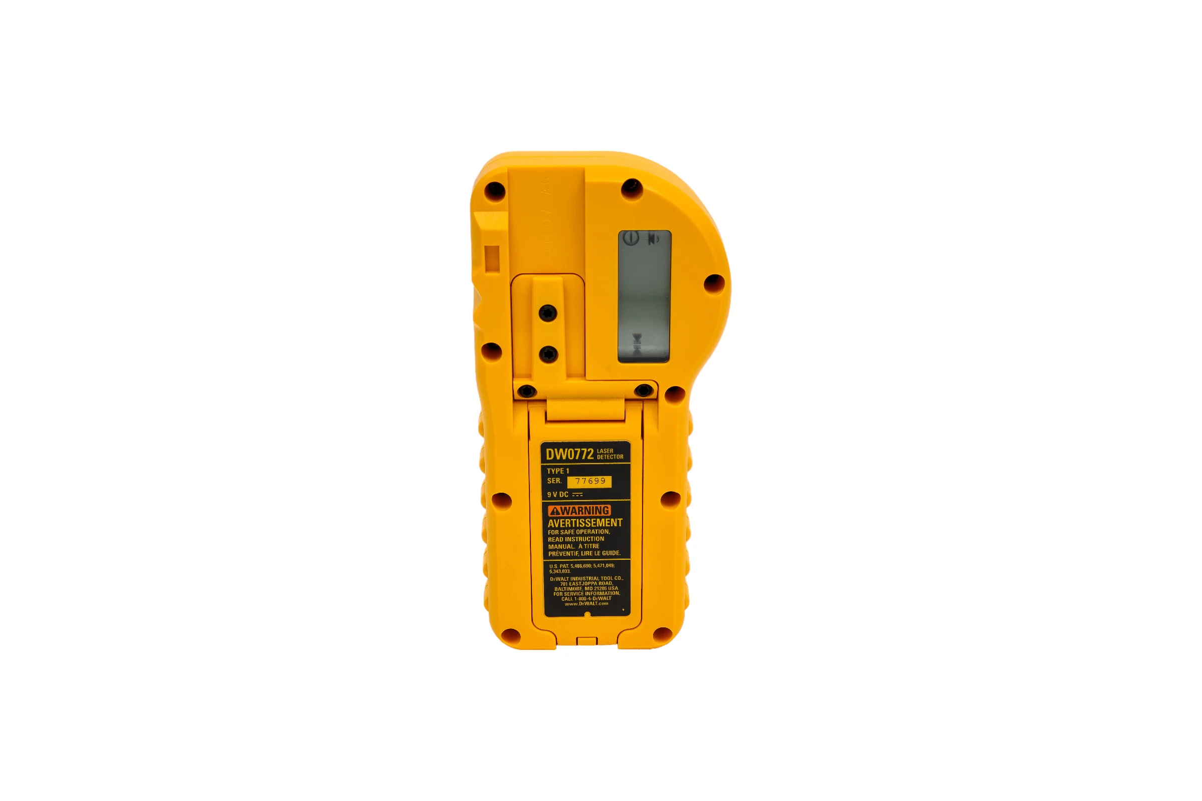 Детектор для лазерных уровней DEWALT DE 0772