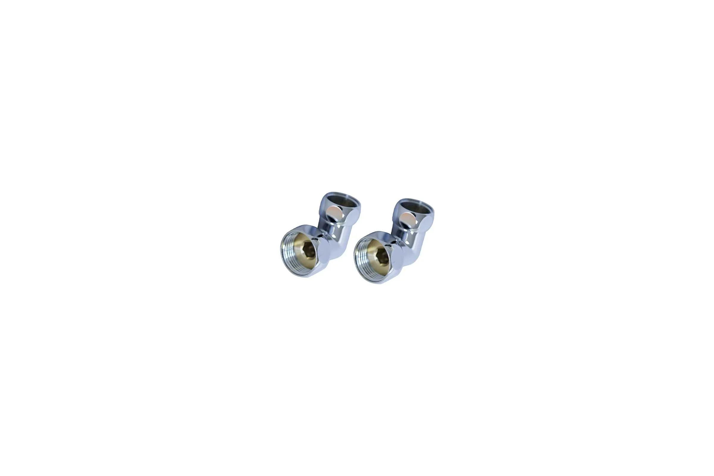Соединение угловое Millennium 3/4"×3/4" внутренняя/внутренняя резьба (пара) — фитинг для полотенцесушителя SPUF3434