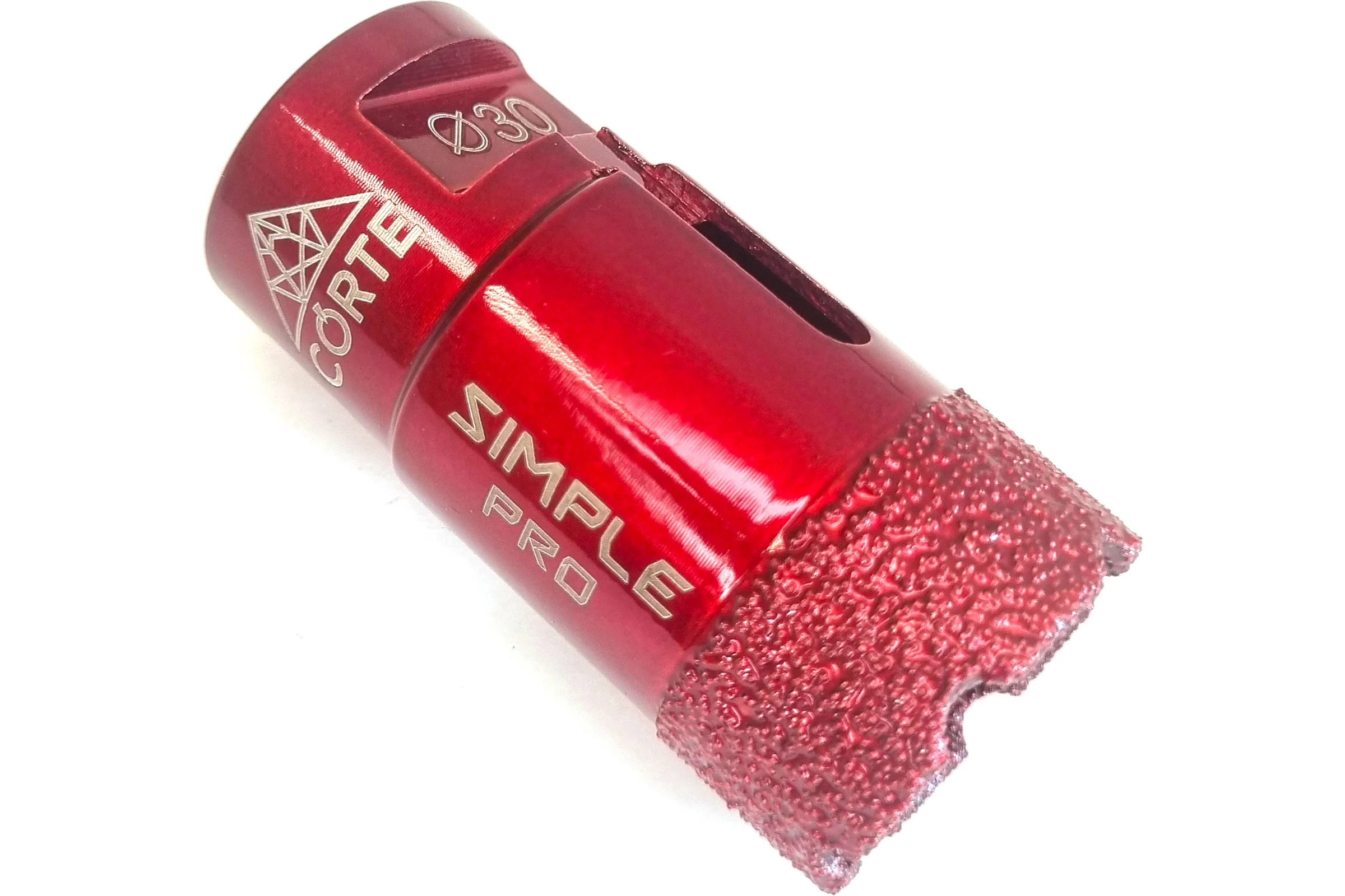 Коронка алмазная CORTE SIMPLE PRO для УШМ M14 30 мм SPB30