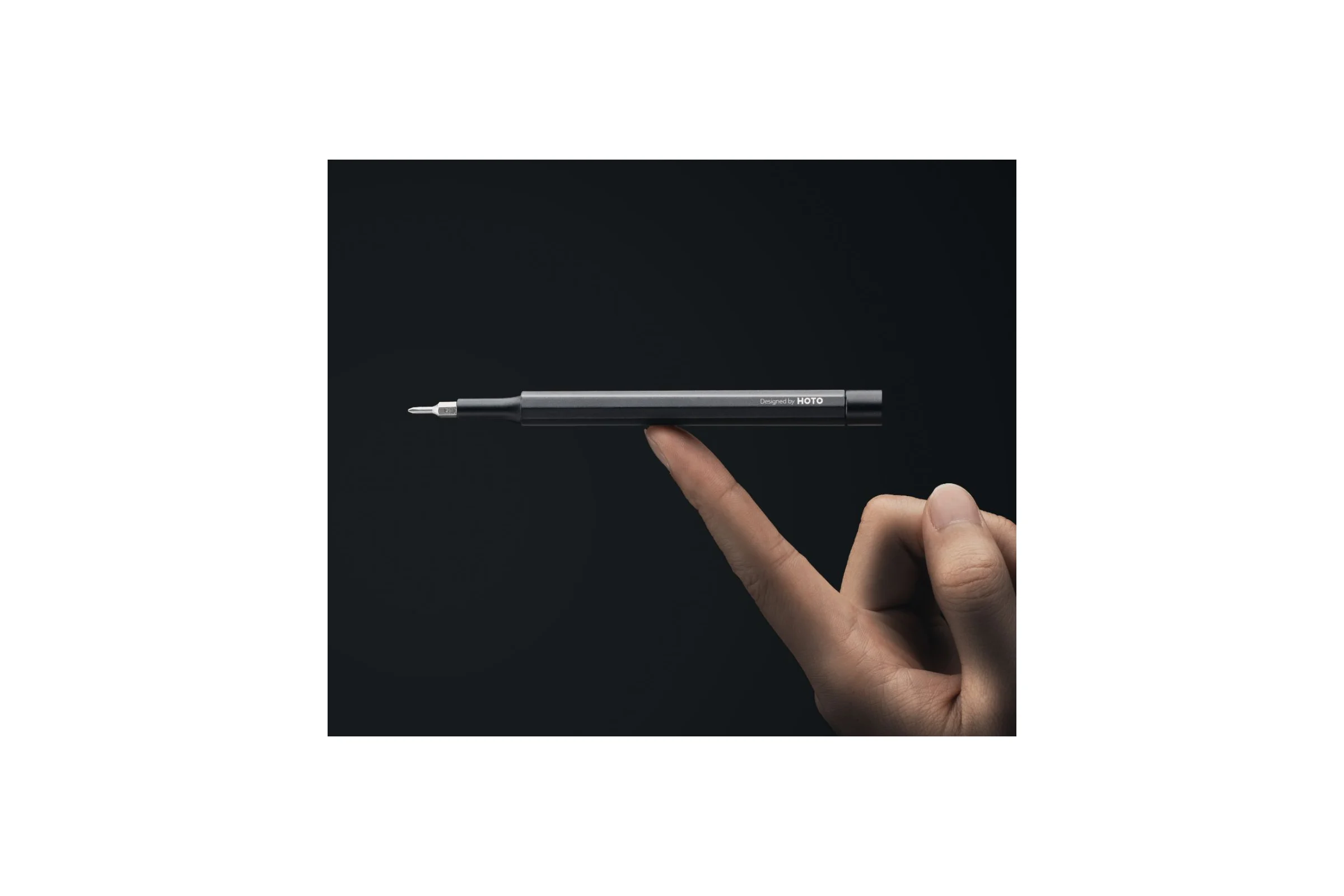 Карманная отвёртка с набором бит HOTO Pocket Precision Screwdriver SE черный HFT0004GL