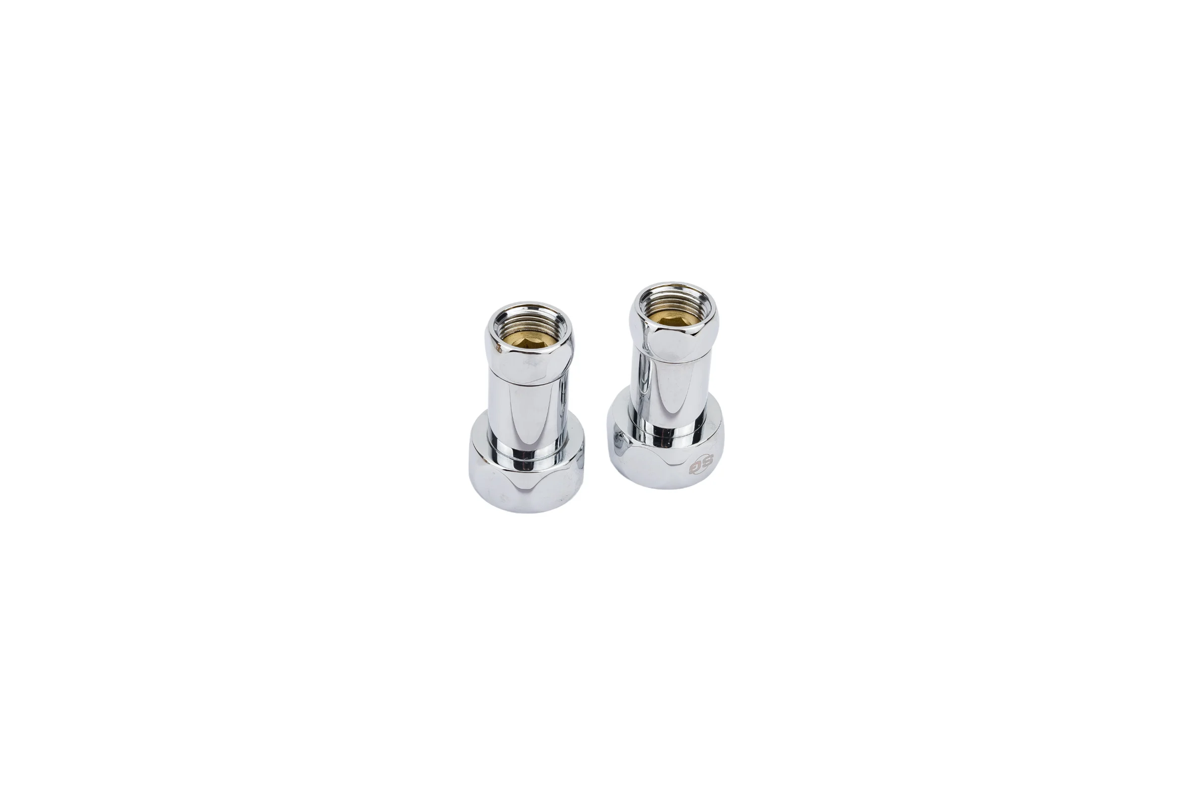 Прямое соединение для полотенцесушителя SG г/г 1"х1/2", хром, 2 шт 730SCH1004