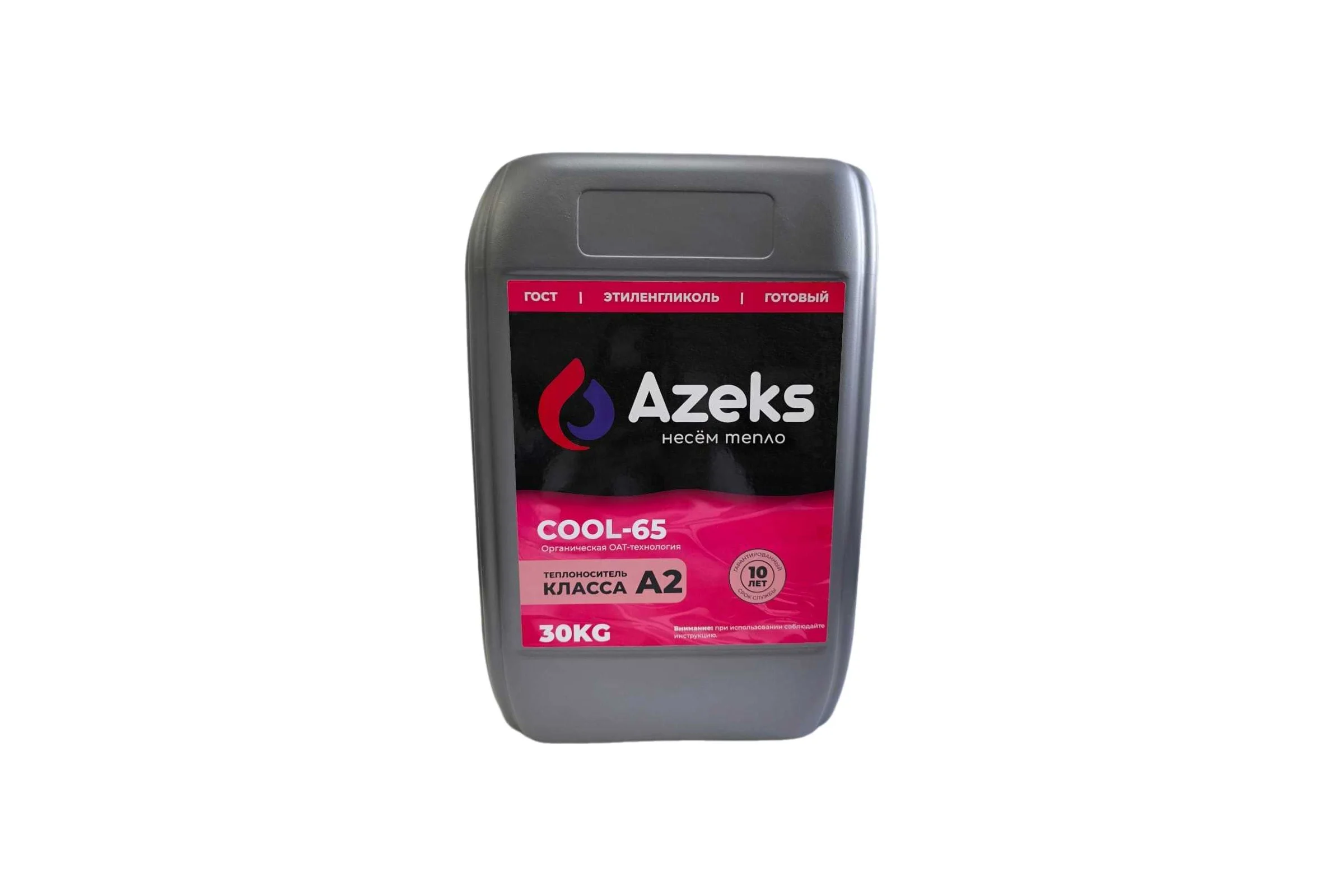 Теплоноситель AZEKS -30 канистра 30 кг, этиленгликоль AZ3030