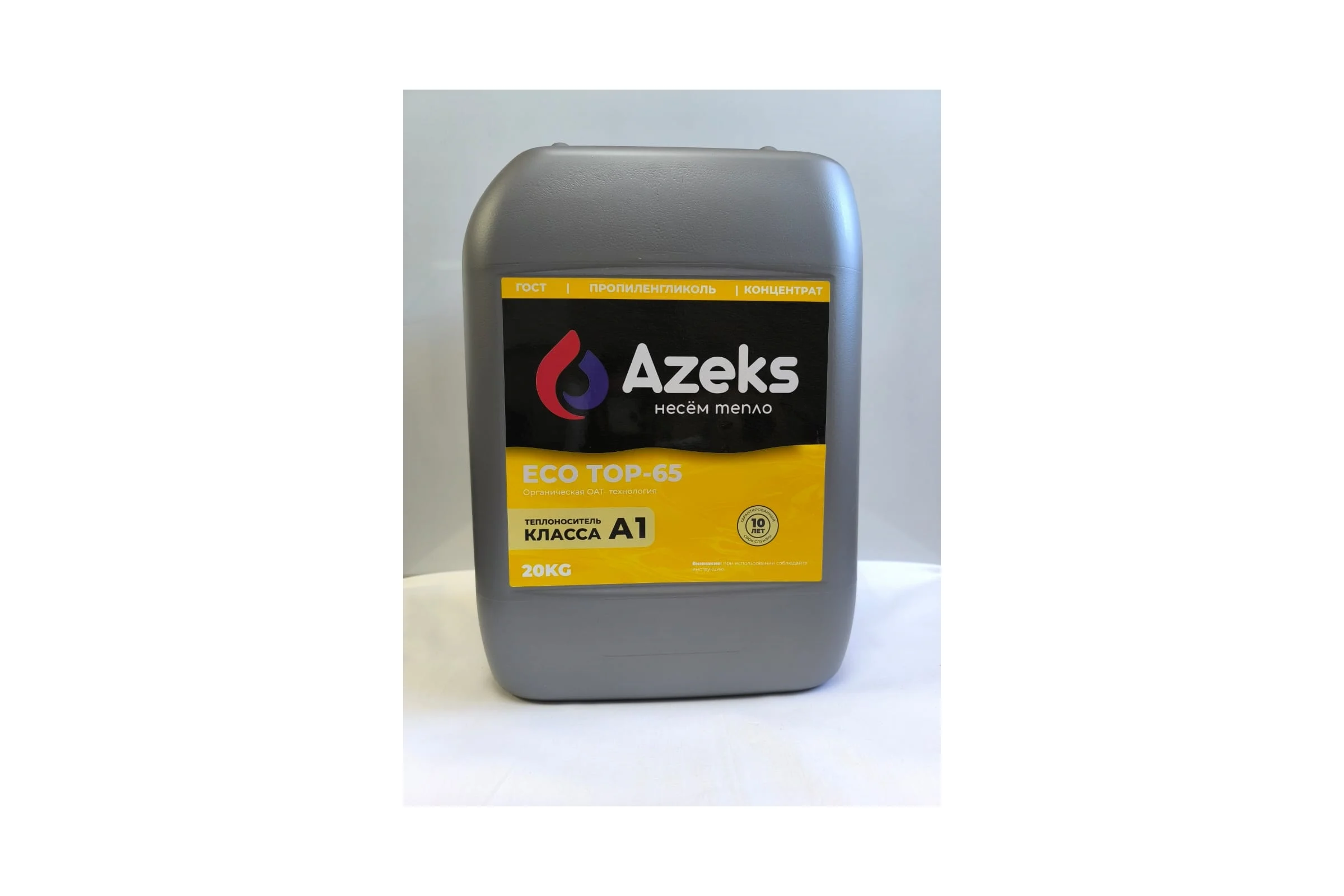 Теплоноситель AZEKS TOP-65 канистра 20 кг, пропиленглиноль AZT6520