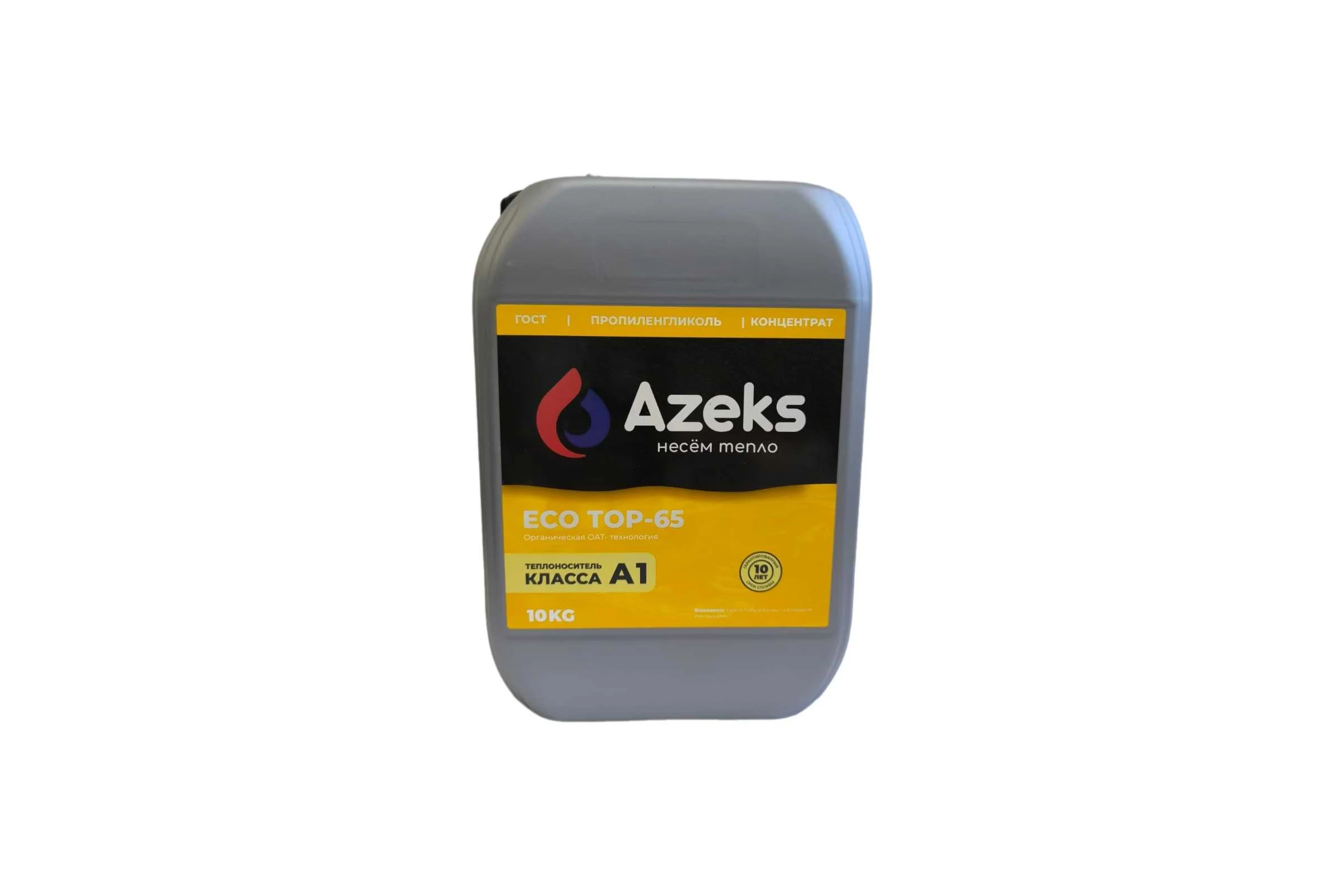Теплоноситель AZEKS TOP-65 канистра 10 кг, пропиленглиноль AZT6510