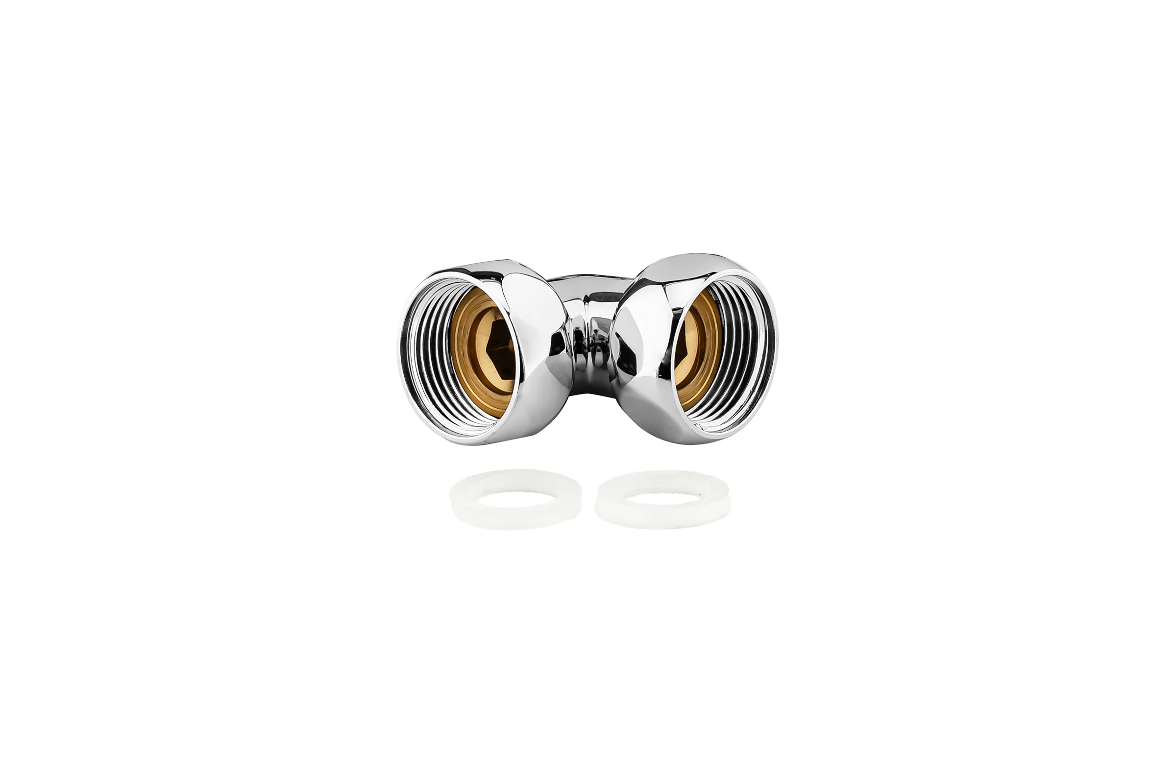 Соединение угловое для полотенцесушителя PROFACTOR CHROME в/в 1x1 PF TF 764