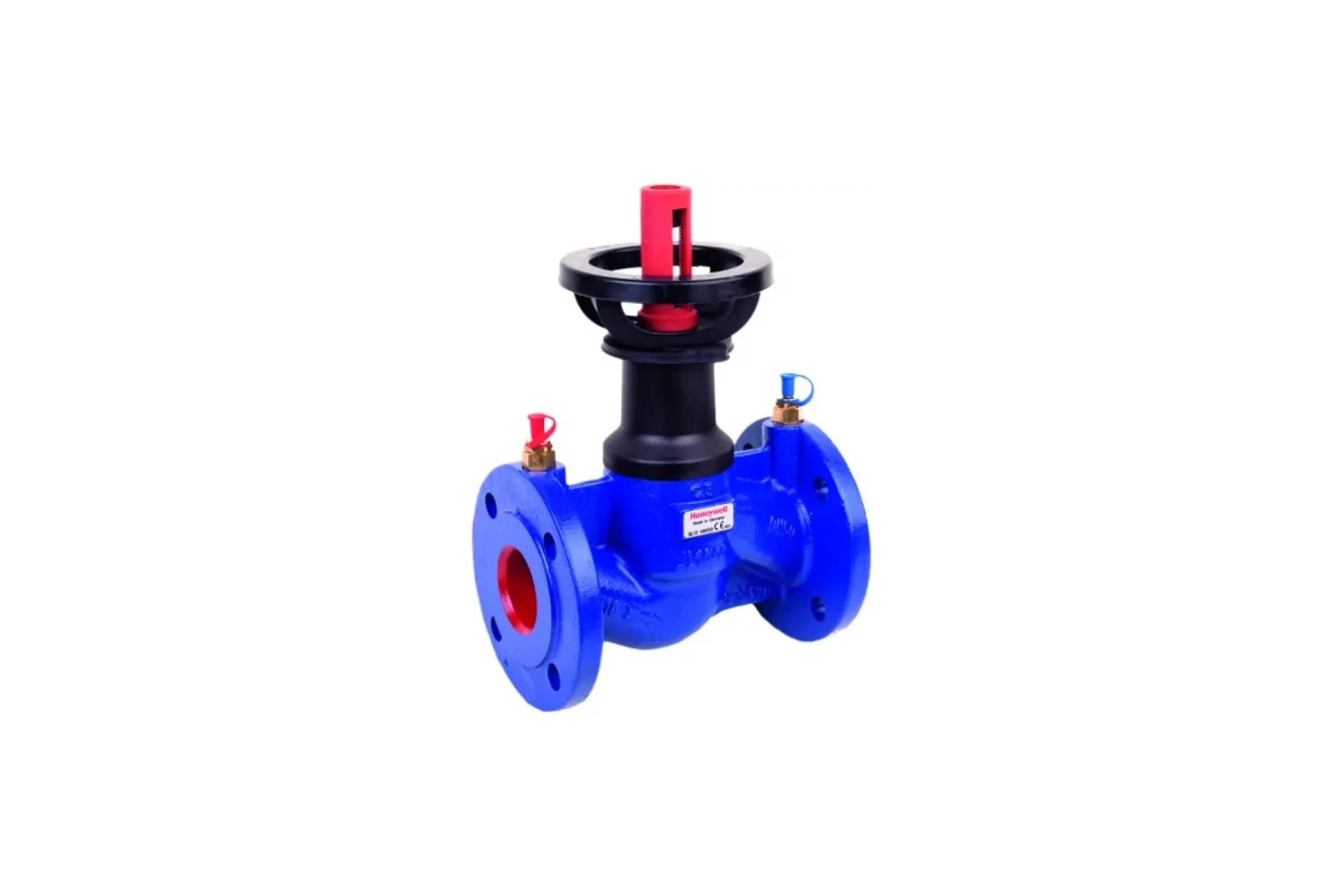 Балансировочный фланцевый клапан с ниппелями Honeywell PN16, DN125, Kvs242.0 SafeCone(R) V6000D0125А