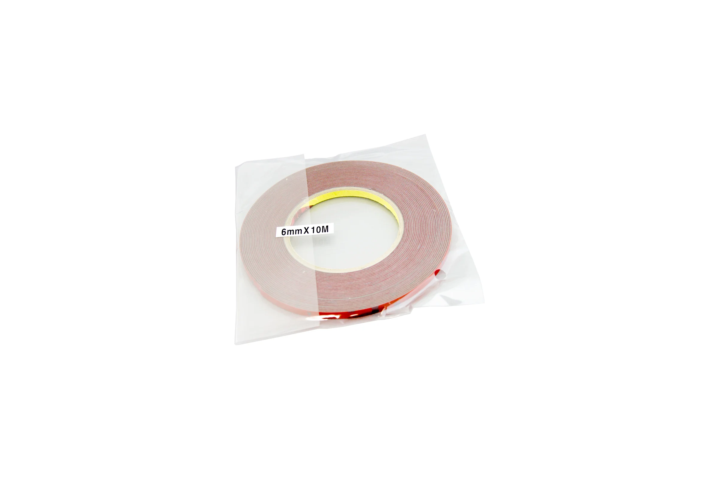 Оригинальный серый двусторонний скотч MTF Light 3M TAPE(ACRYL) 6мм х 10м красная подложка 3M6X1000R