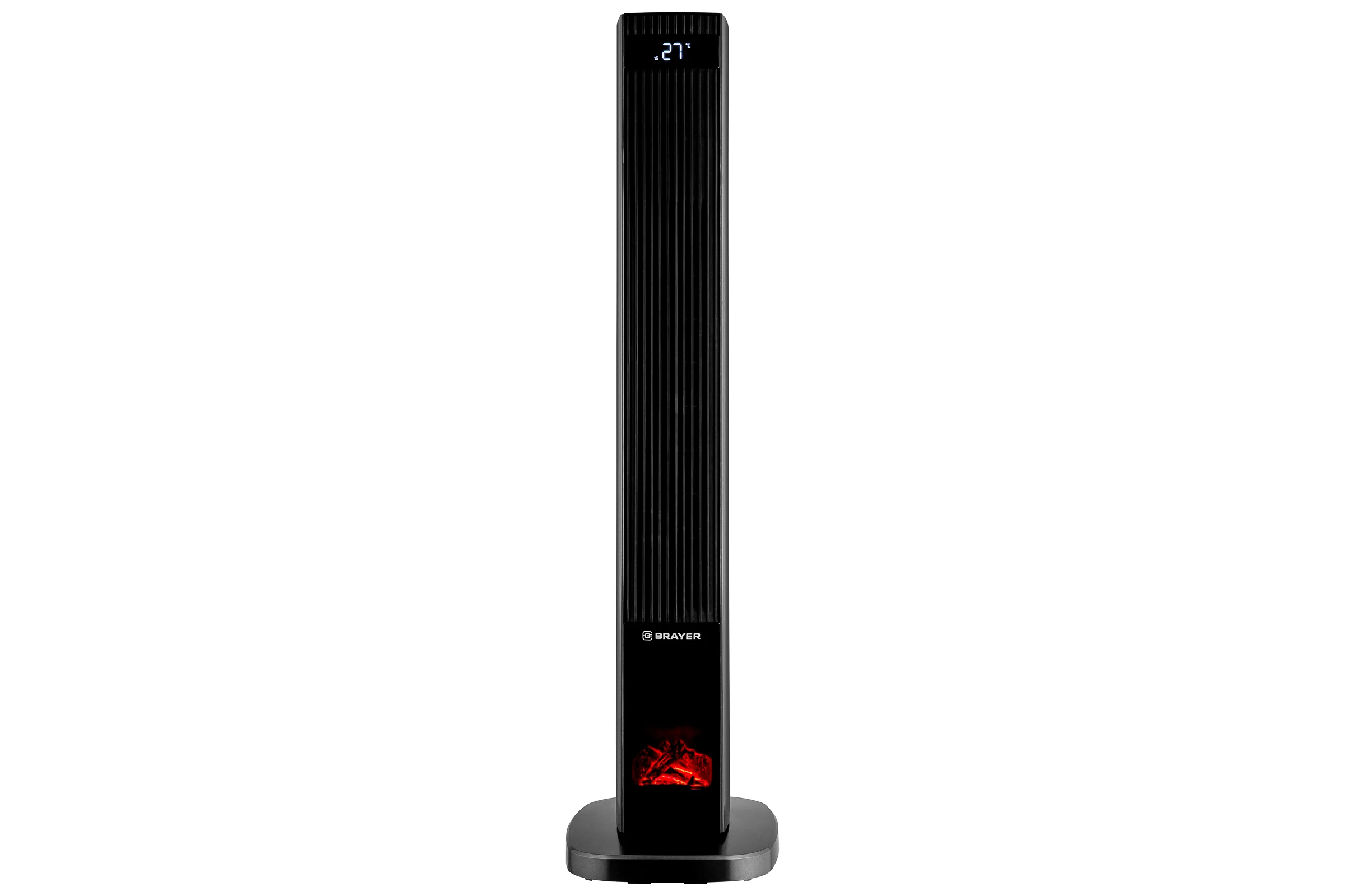 Тепловентилятор BRAYER 4867BR 2200 Вт, LED-дисплей, пульт ДУ, таймер 12 ч, площадь 25 кв.м., электронное управление BR4867