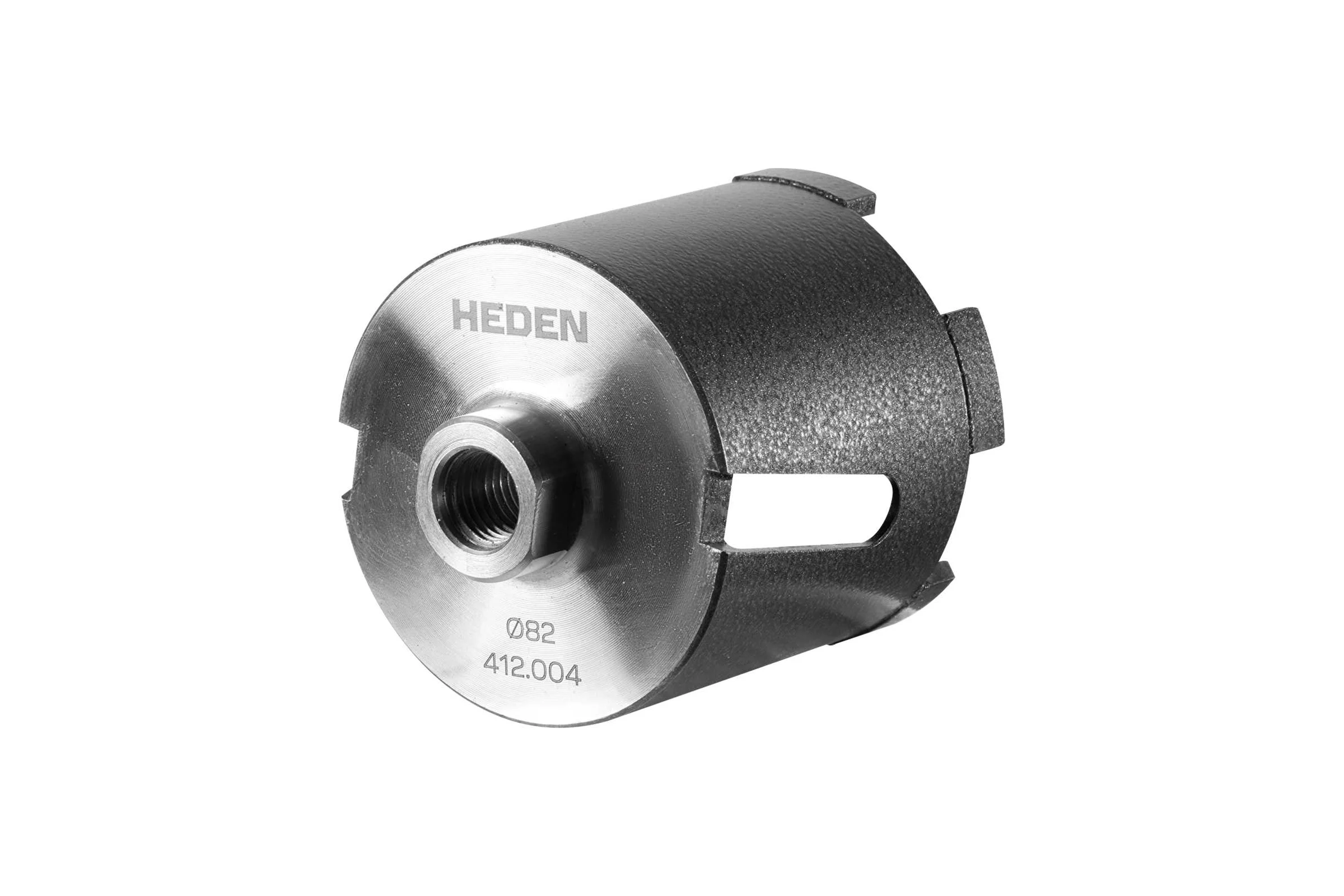 Коронка алмазная для подрозетников HEDEN 82x65 мм, М16, 5 сегментов, боковая, арт. 412.004