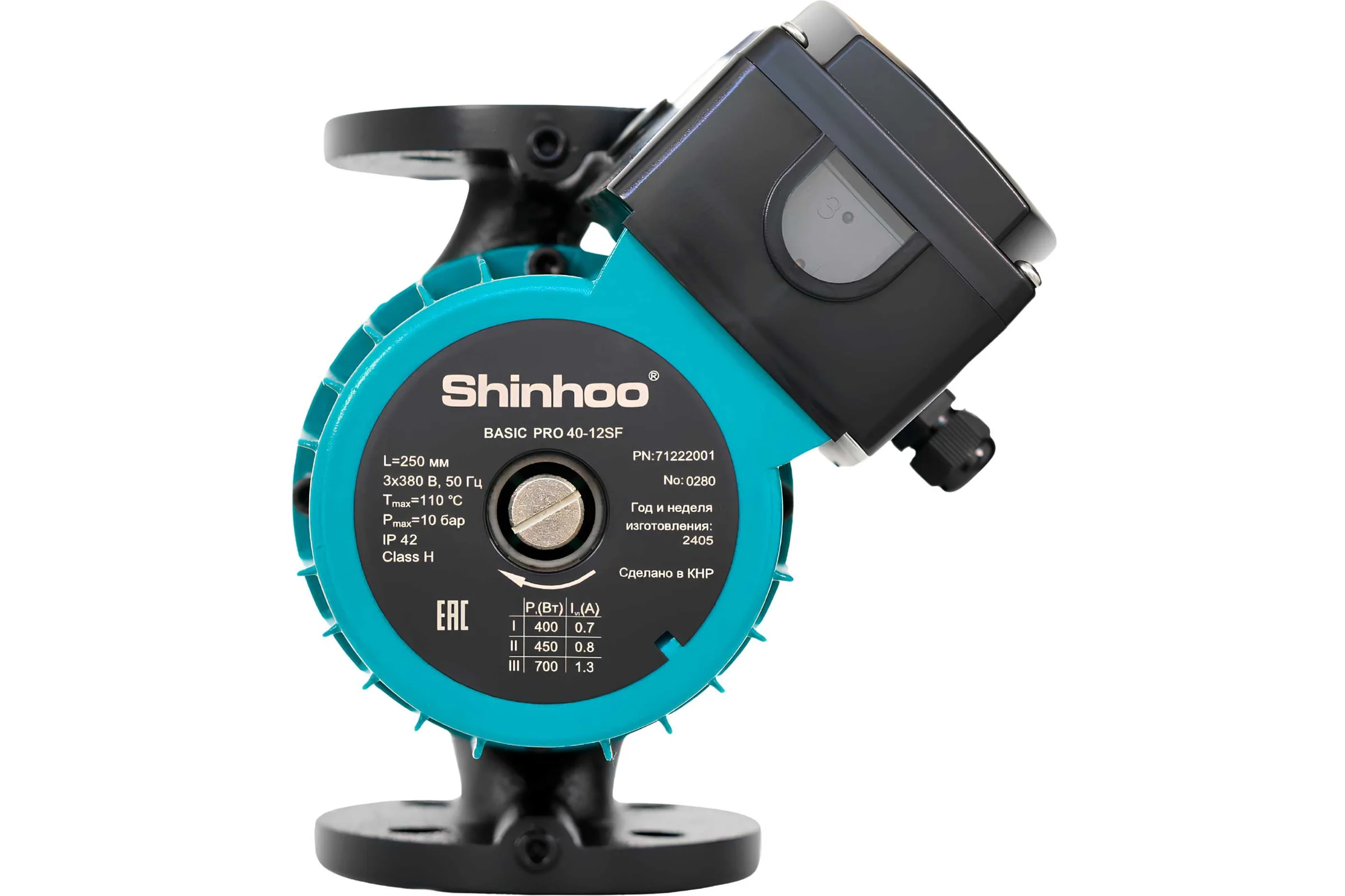 Насос циркуляционный SHINHOO BASIC PRO 40-14SF 380V /36/ 71242009