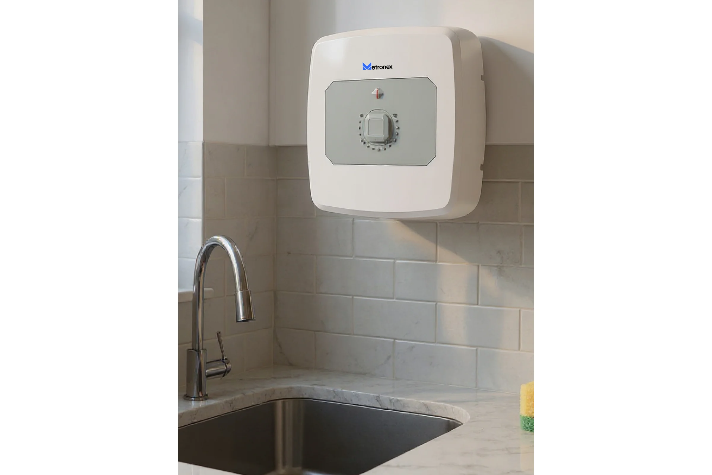 Водонагреватель для кухни Metronex MX WH 1.  2kW 10 л А Размещение над раковиной,  нижнее подключение MX1210А