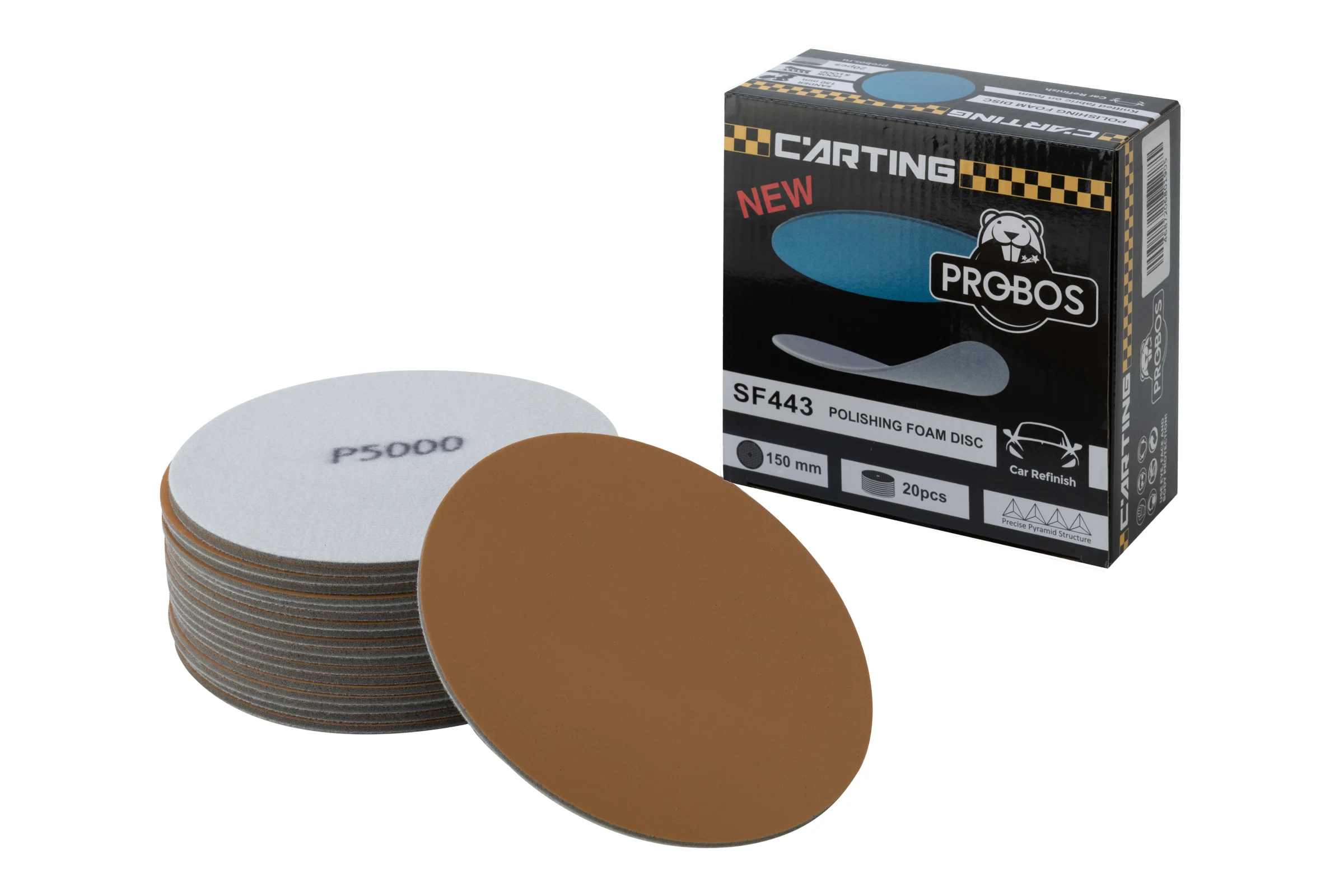 Круг абразивный, полировальный PROBOS SF443 Hookit, P5000, 150 мм 44351130-20