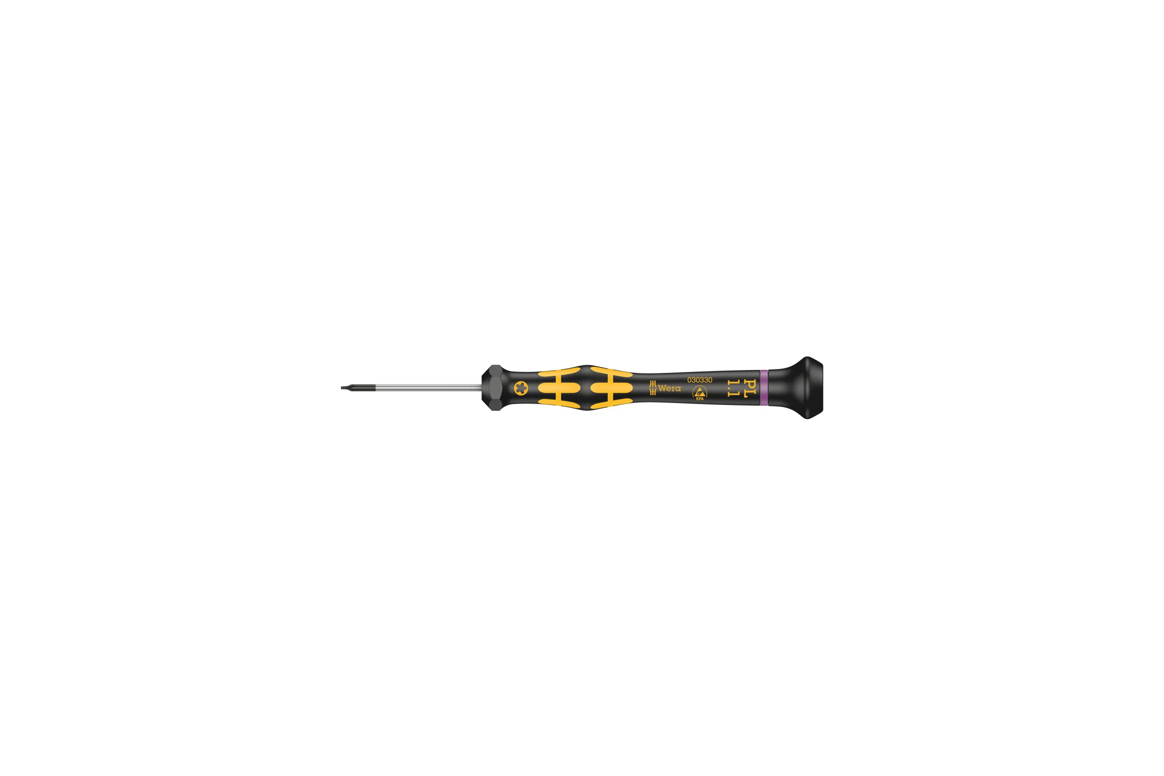 Антистатическая отвертка WERA 1573 Pentalobe ESD Kraftform Micro, PL 1.1х40 мм WE-030330