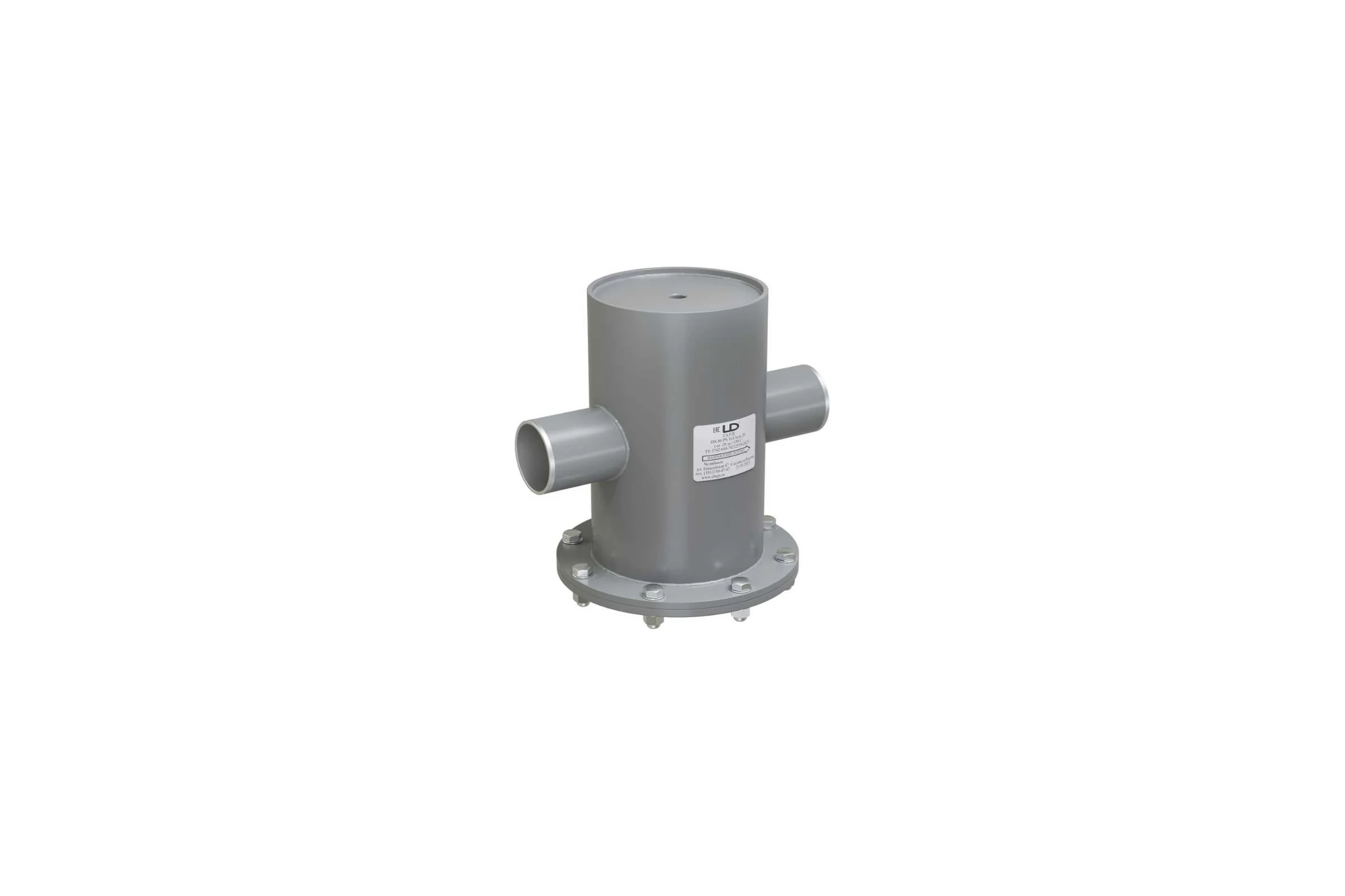 Грязевик абонентский вертикальный приварной LD DN 125, PN 16 ГА.Р.П.125.16.2