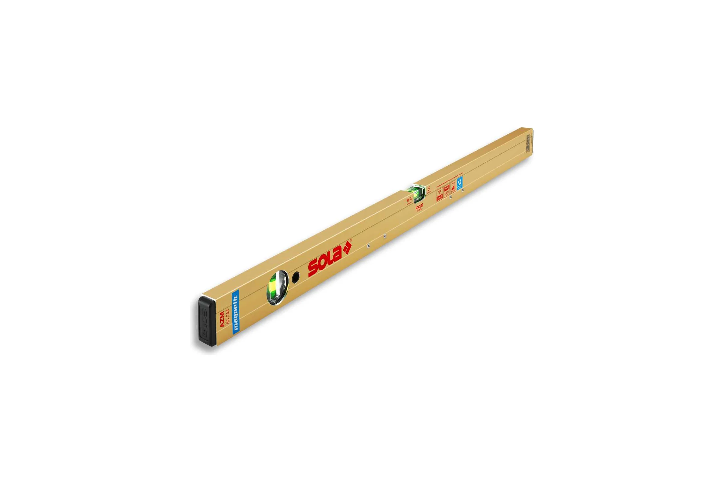 Магнитный уровень SOLA AZM 40 NEW, L=40 см, 2 глазка 01820501