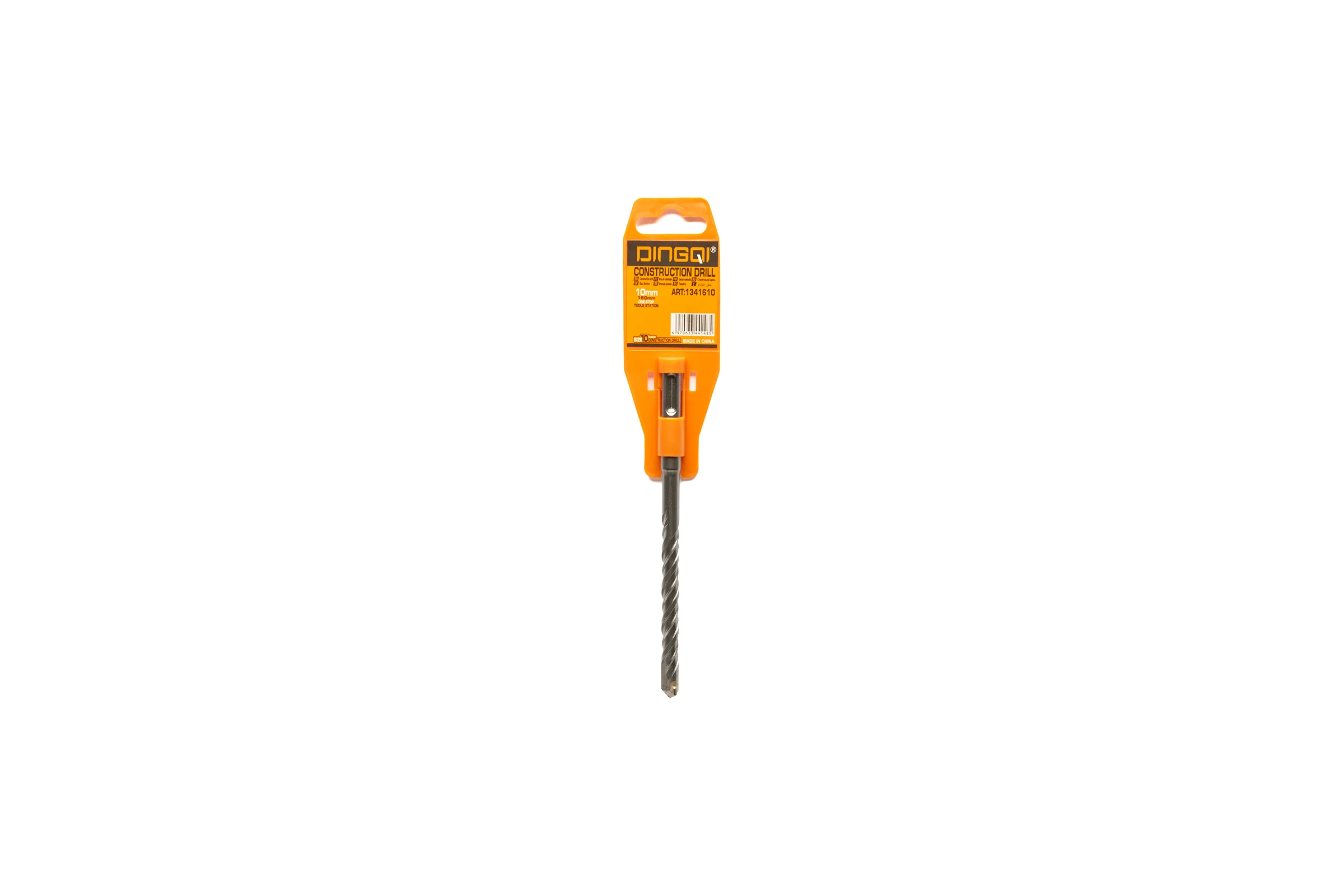 Бур по бетону, кирпичу DINGQI 10х160 мм, SDS-Plus 1341610