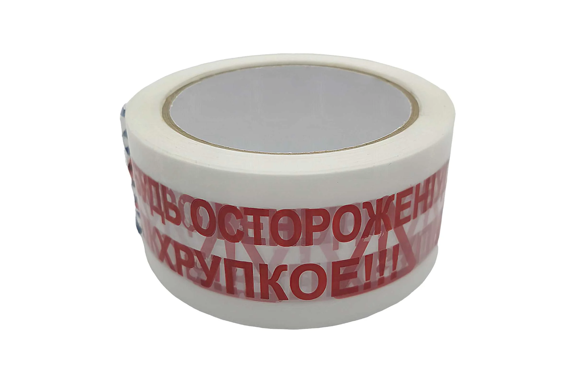 Клейкая лента (скотч) ООО Пломба.Ру 48мм х 66м, 45мкм, белый, БудьОсторожен_ Хрупкое, 36шт в упак, 700051