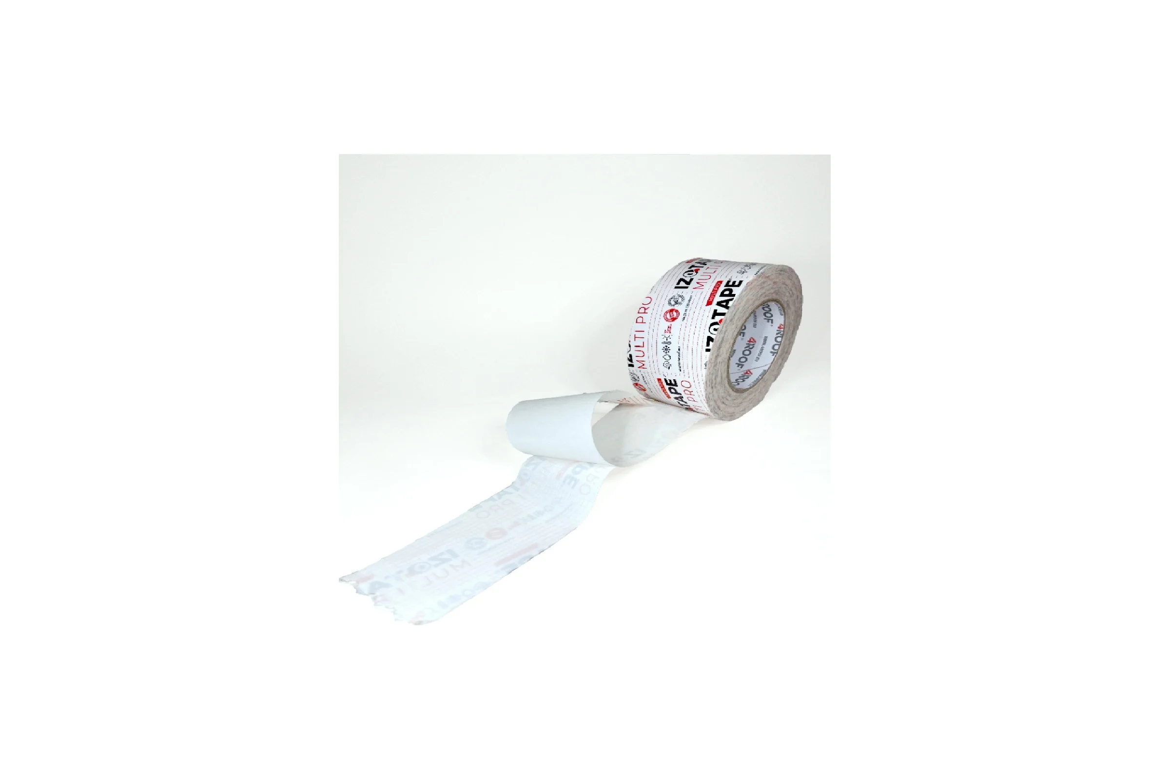 Мультифункциональная лента 4Roof IZOTAPE MULTI PRO, односторонняя клейкая лента для наружных и внутренних работ, 60 мм х 25 м, белая, 4 шт./ уп. 120330