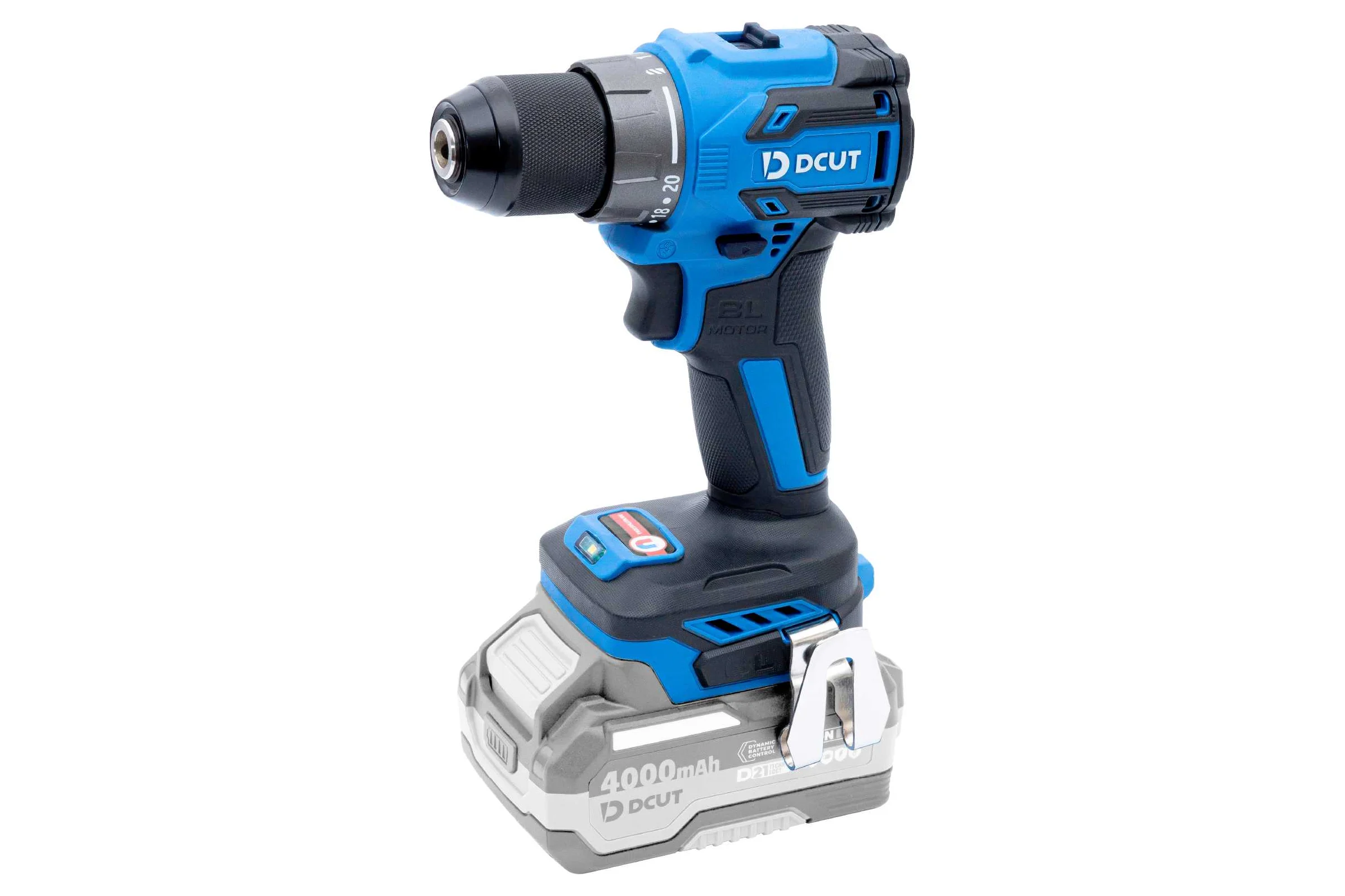 Дрель аккумуляторная DCUT DCF00521, 50Нм, 2 скорости, 0-500\1600об\м, коробка,  б\акк и з\у, сервис 2года DCF00521-SP2