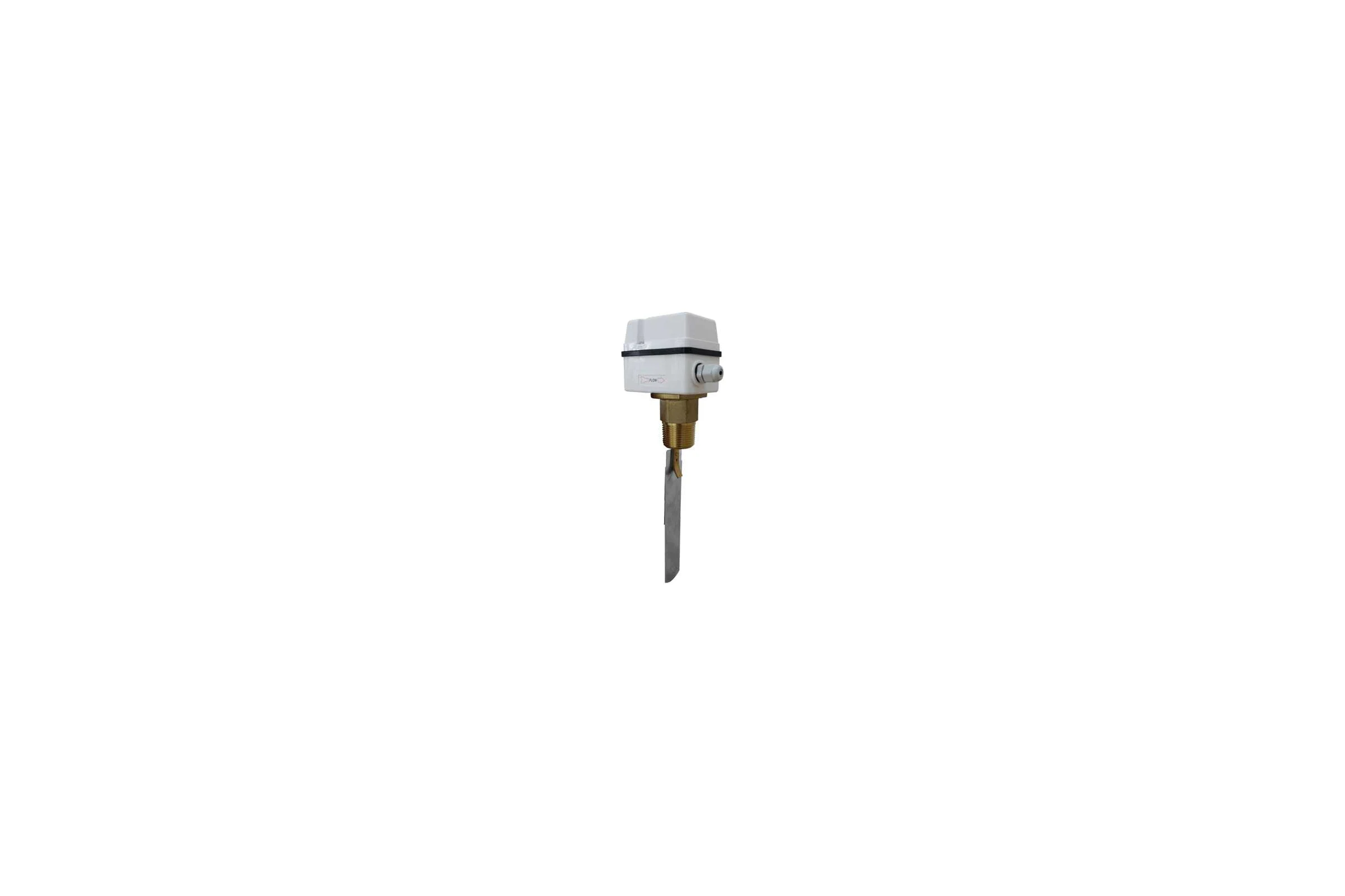 Реле потока жидкости XSON в пласт. корпусе, 0 до +100 С, max 120 C, 1 NPT, 250 V, SPDT, 10 bar, IP65, 10A, материал резьбы: латунь, 4 лопасти из нерж.стали -FS-2-M1007 XSON-FS-2-M1007