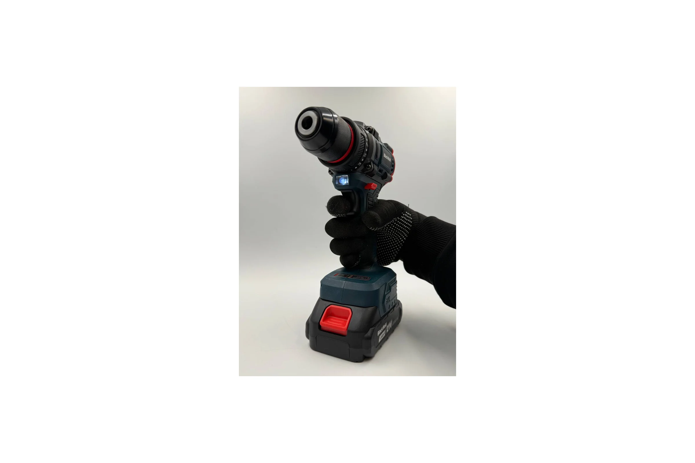 Бесщеточная аккумуляторная дрель-шуруповерт BlackWeld JZ02-10R 21V 1.5Ah 150173
