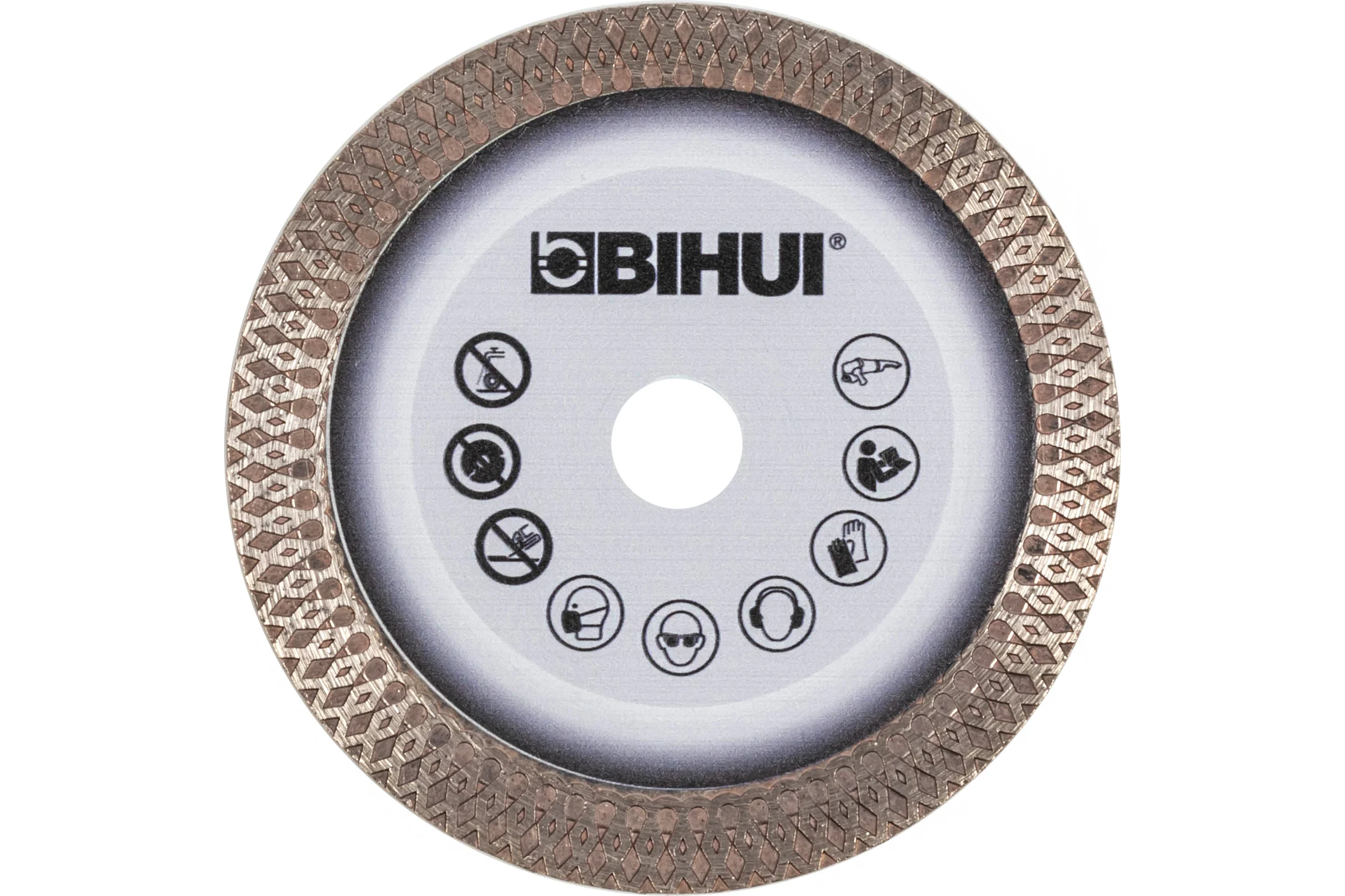 Диск алмазный BIHUI Mini Mesh 76х10х1.2 мм, для керамогранита AGMN76-BT