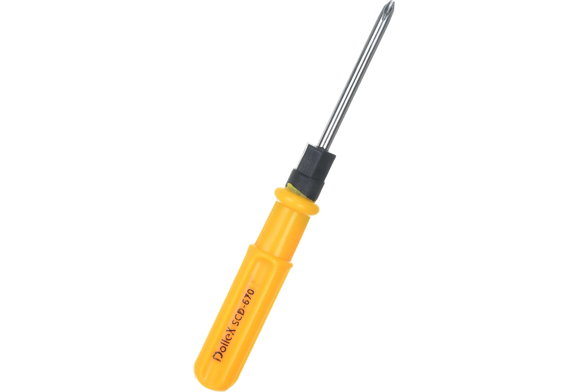 Комбинированная отвертка Dollex SL1,2x6x70 + PH2x70, 190 мм SCD-670