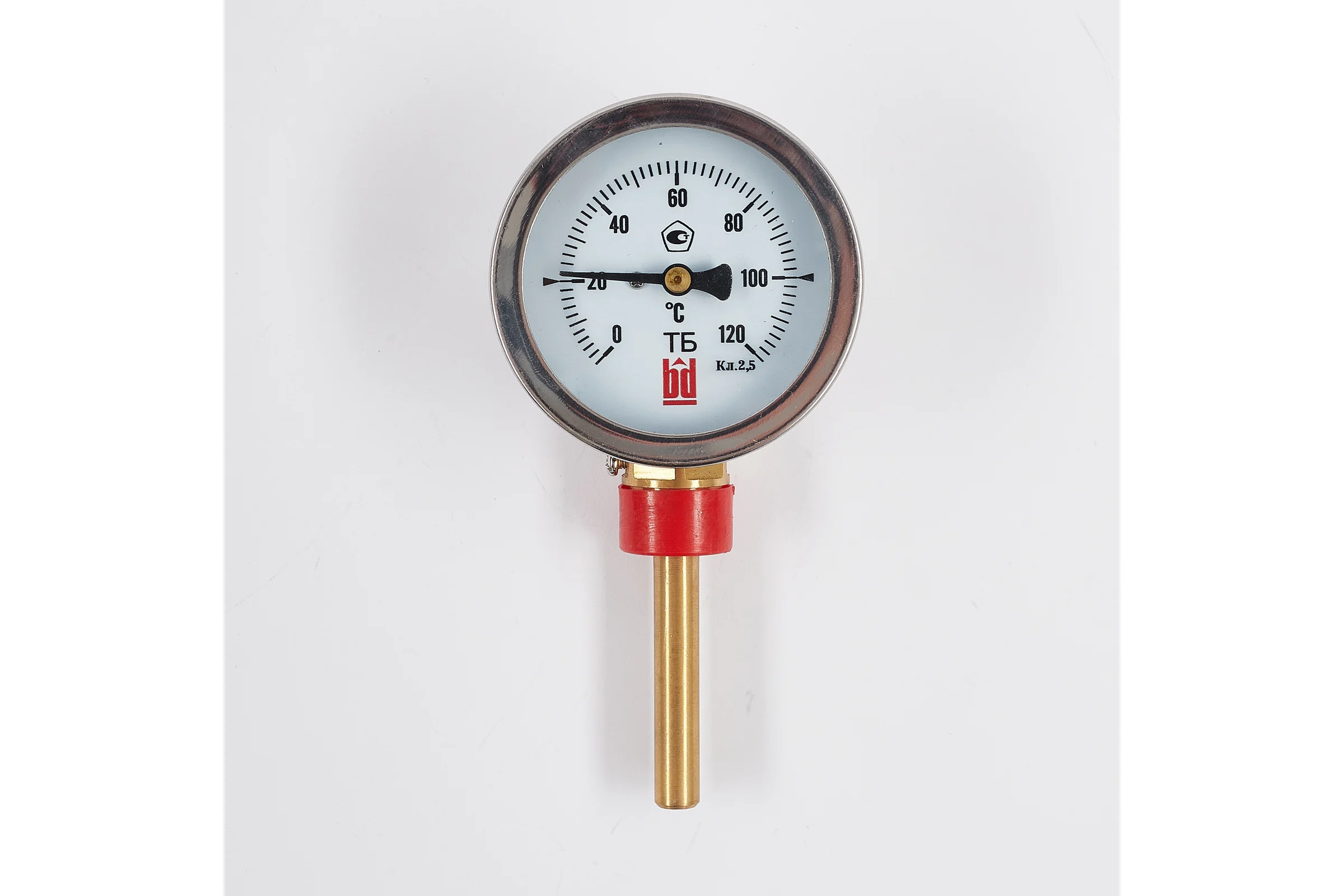 Биметаллический термометр BD ТБ 100Р/100 (0-100 °C), G 1/2, 1,5 рос, 51513101123