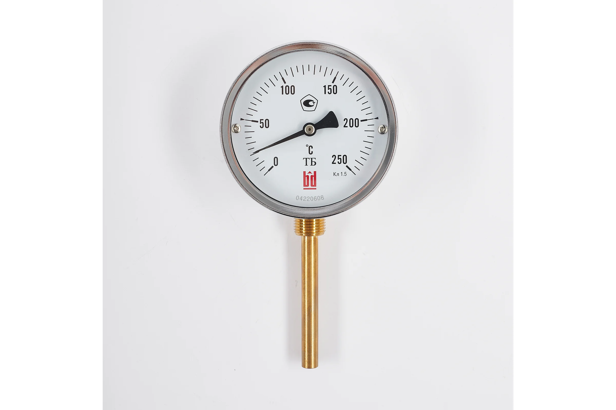 Биметаллический термометр BD ТБ 100Р/150 (0-350 °C), G 1/2, 1,5 рос, 51514171123