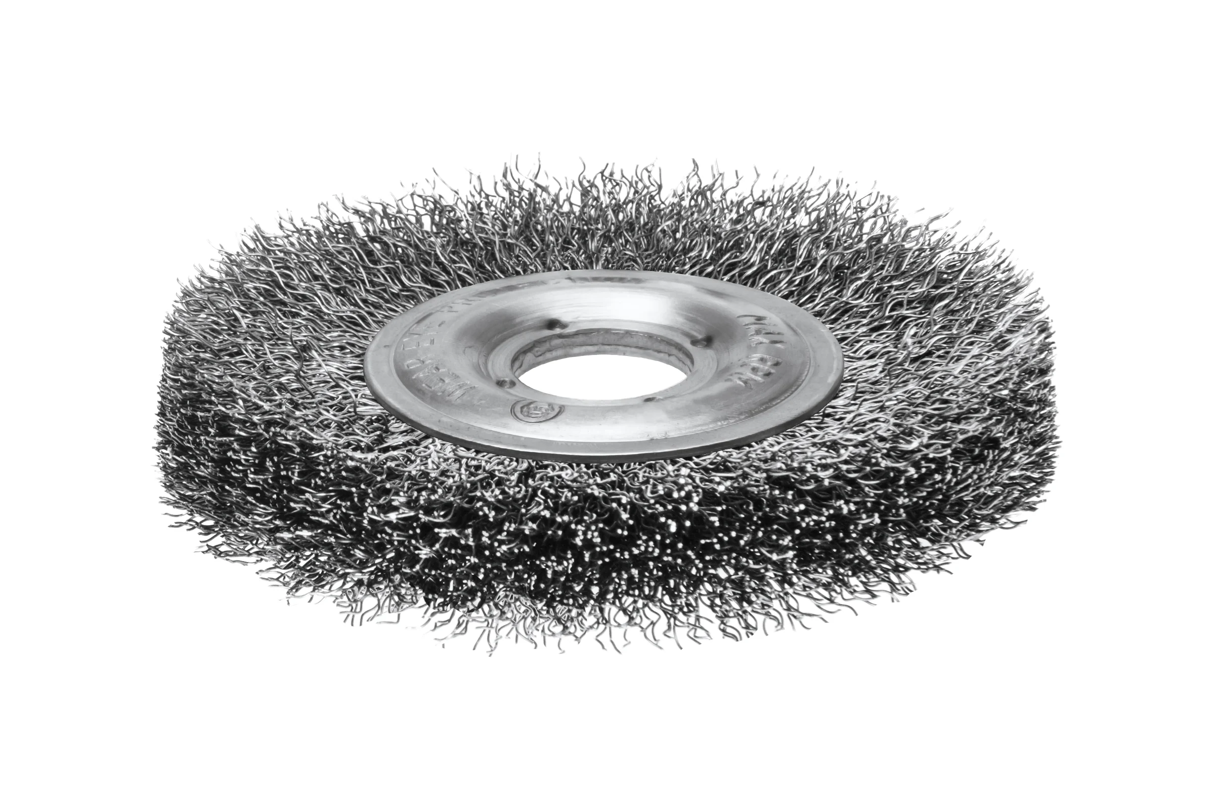 Щетка дисковая с гофр проволокой для УШМ BLUESHARK № 1499 D125 мм d=22,2  RPM 8 000 SS (нерж) 0,3 51499