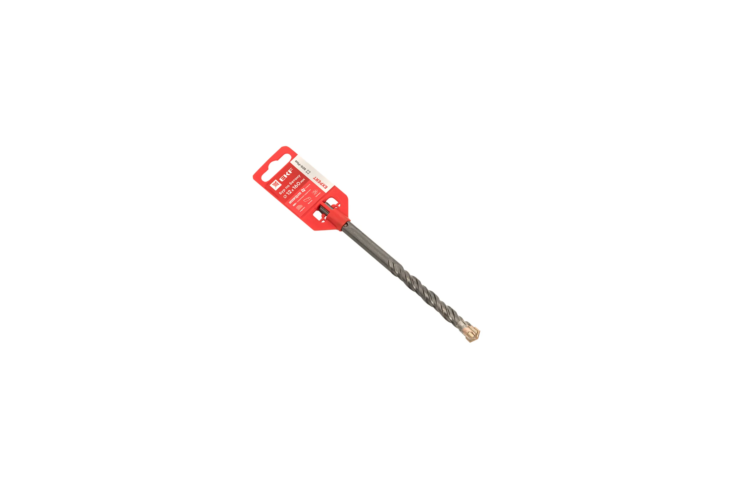 Бур по бетону Expert (12x160 мм; 4 резца; SDS-plus) EKF db-12-160-4x4