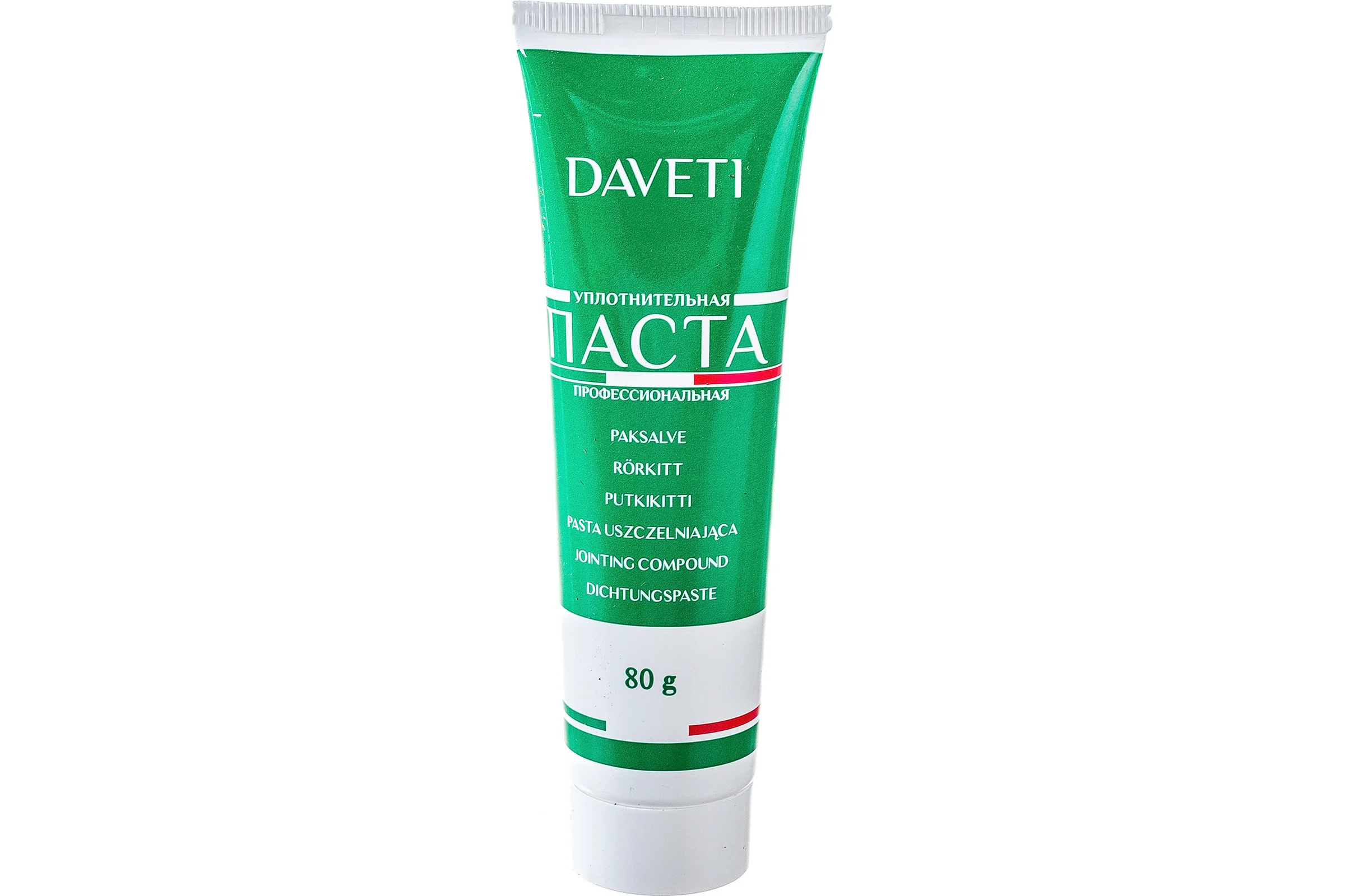 Уплотнительная профессиональная паста для резьбовых соединений DAVETI 80г DPASTA80